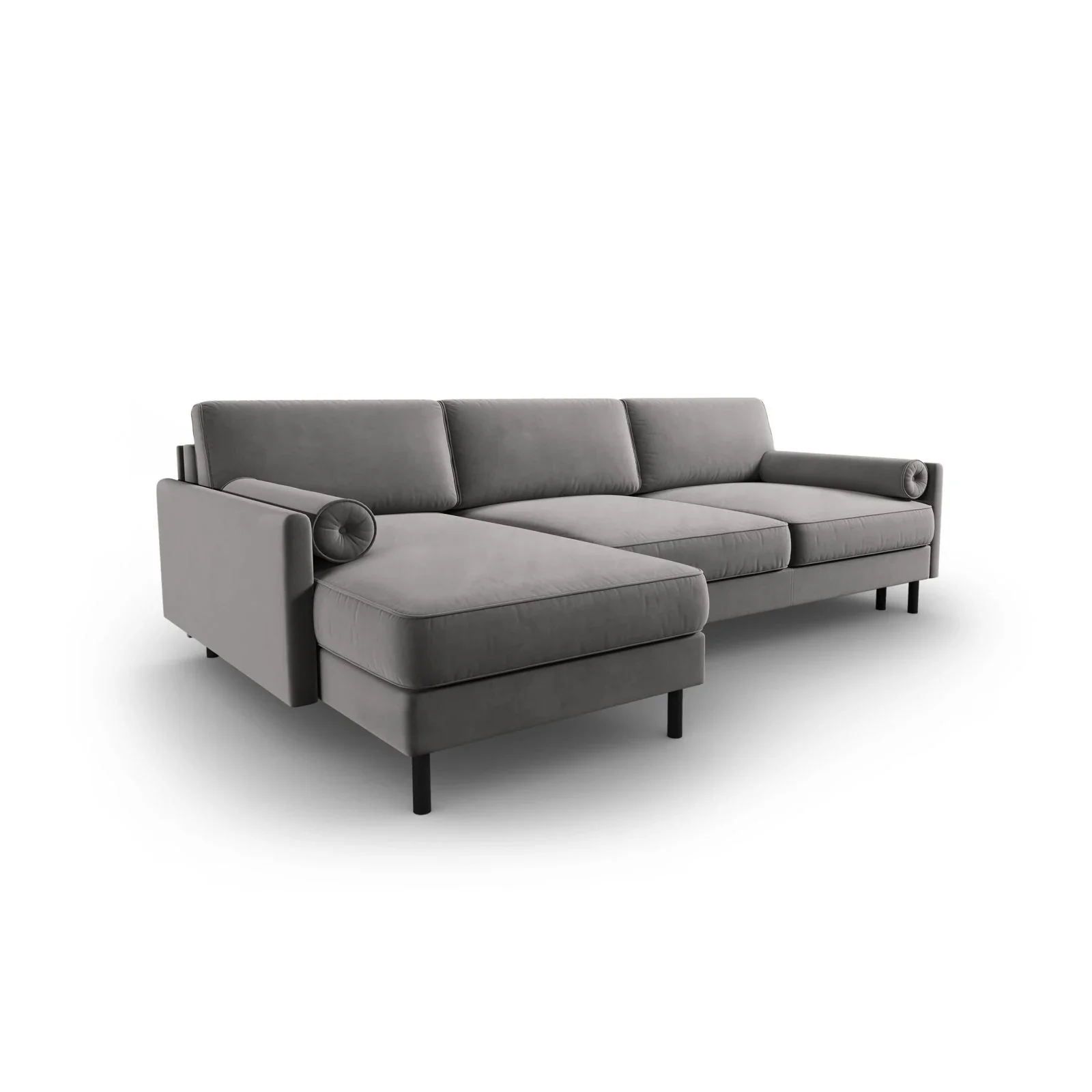 Scott 4-Sitzer Sofa, Linke Seite, umwandelbar mit Schlaffunktion, mit Bezug aus Samt oder Strukturstoff, 212x142 cm - Image 42