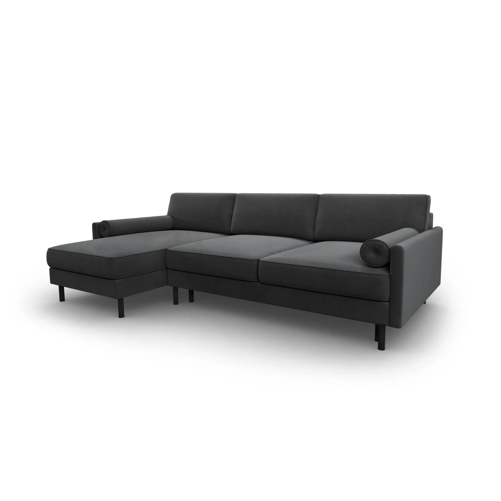 Scott 4-Sitzer Sofa, Linke Seite, umwandelbar mit Schlaffunktion, mit Bezug aus Samt oder Strukturstoff, 212x142 cm - Image 48