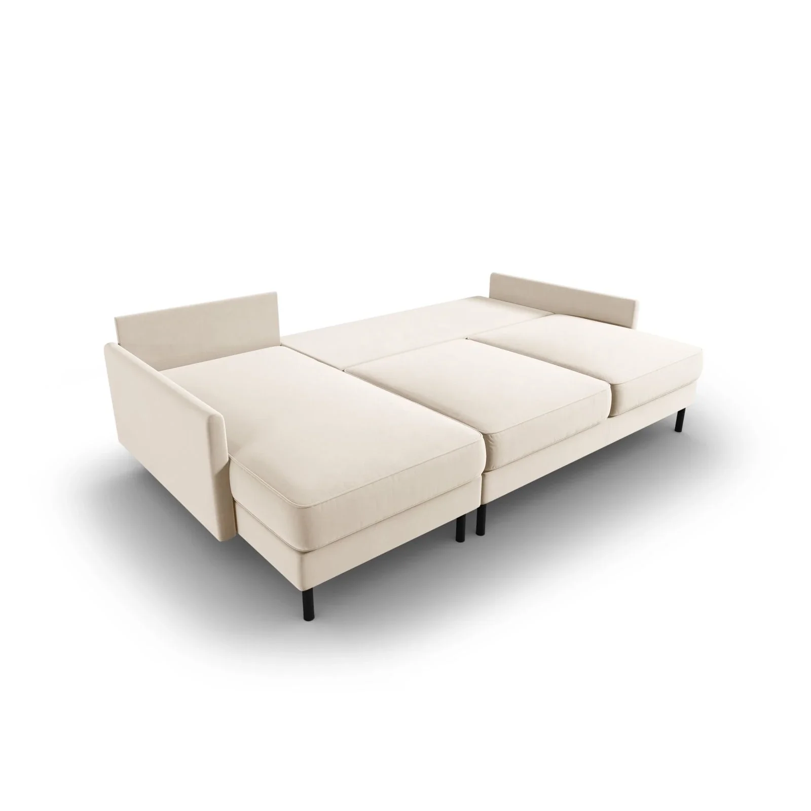 Scott 4-Sitzer Sofa, Linke Seite, umwandelbar mit Schlaffunktion, mit Bezug aus Samt oder Strukturstoff, 212x142 cm - Image 5