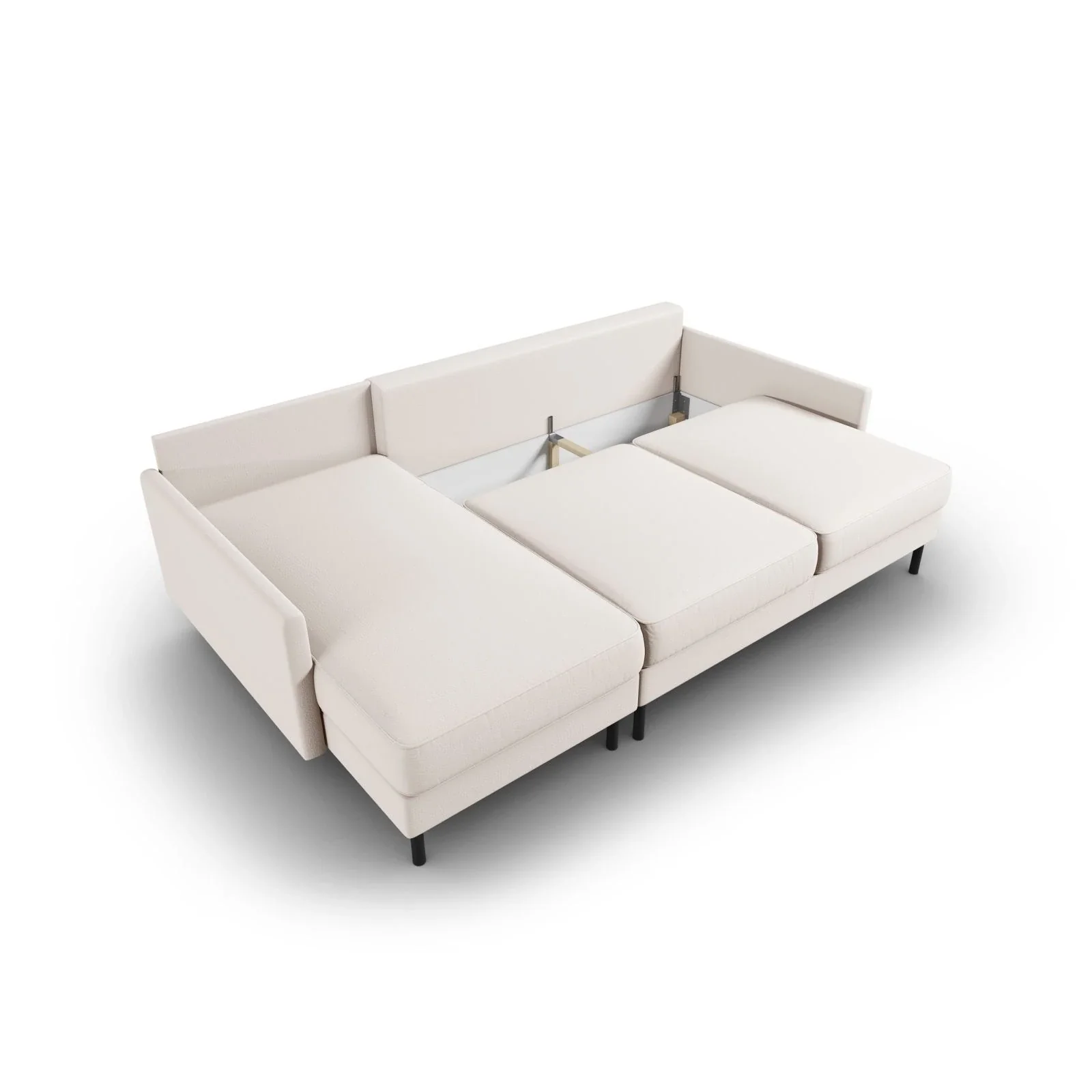 Scott 4-Sitzer Sofa, Linke Seite, umwandelbar mit Schlaffunktion, mit Bezug aus Samt oder Strukturstoff, 212x142 cm - Image 67