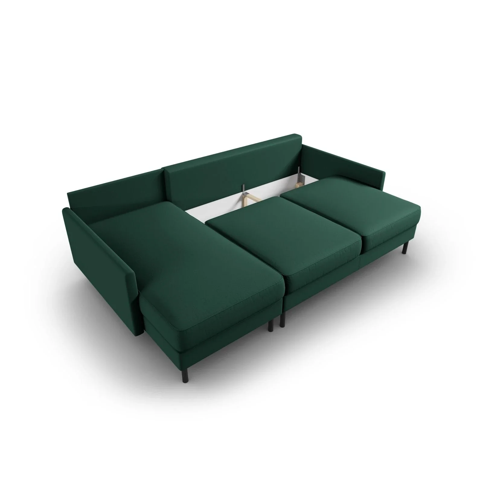 Scott 4-Sitzer Sofa, Linke Seite, umwandelbar mit Schlaffunktion, mit Bezug aus Samt oder Strukturstoff, 212x142 cm - Image 76