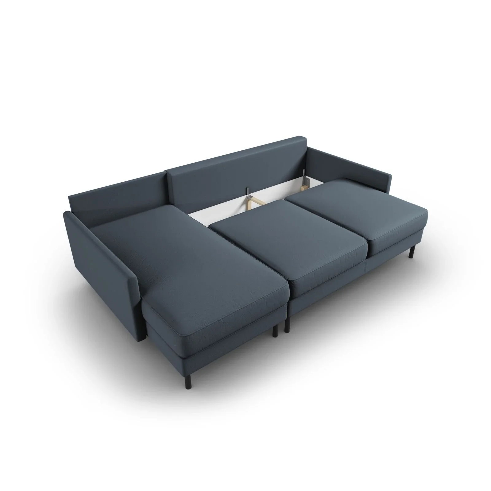 Scott 4-Sitzer Sofa, Linke Seite, umwandelbar mit Schlaffunktion, mit Bezug aus Samt oder Strukturstoff, 212x142 cm - Image 85