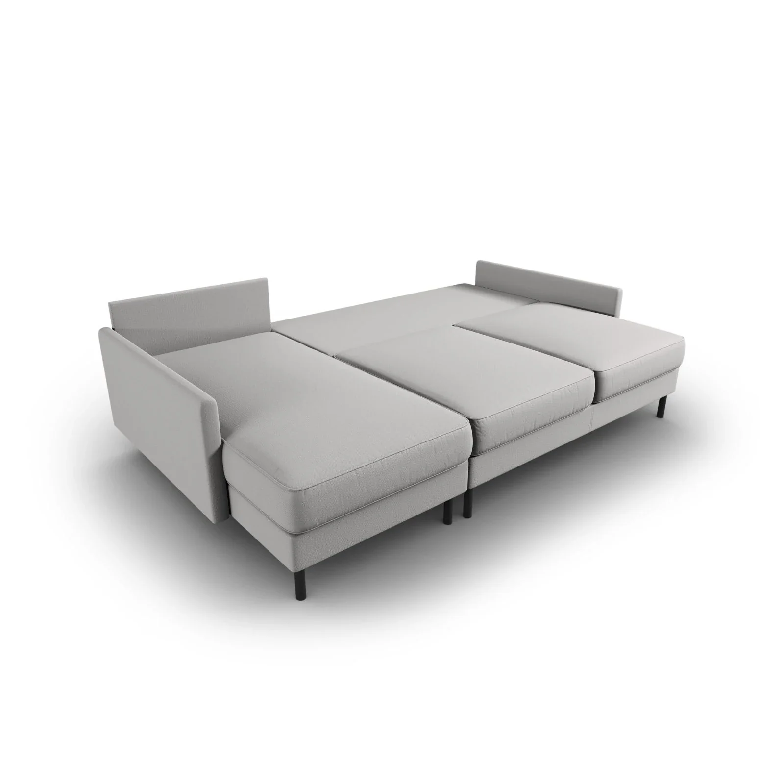 Scott 4-Sitzer Sofa, Linke Seite, umwandelbar mit Schlaffunktion, mit Bezug aus Samt oder Strukturstoff, 212x142 cm - Image 95