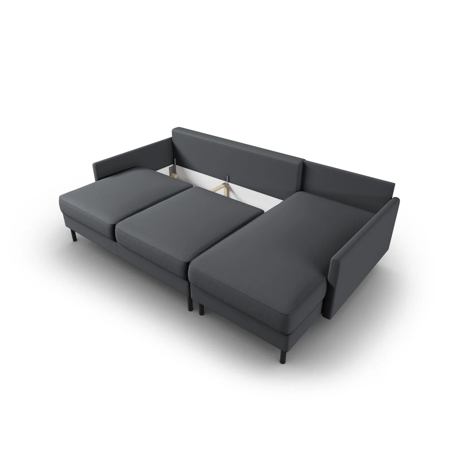 Scott 4-Sitzer Sofa, Rechte Seite, umwandelbar mit Schlaffunktion, mit Bezug aus Samt oder Strukturstoff, 212x142 cm - Image 103