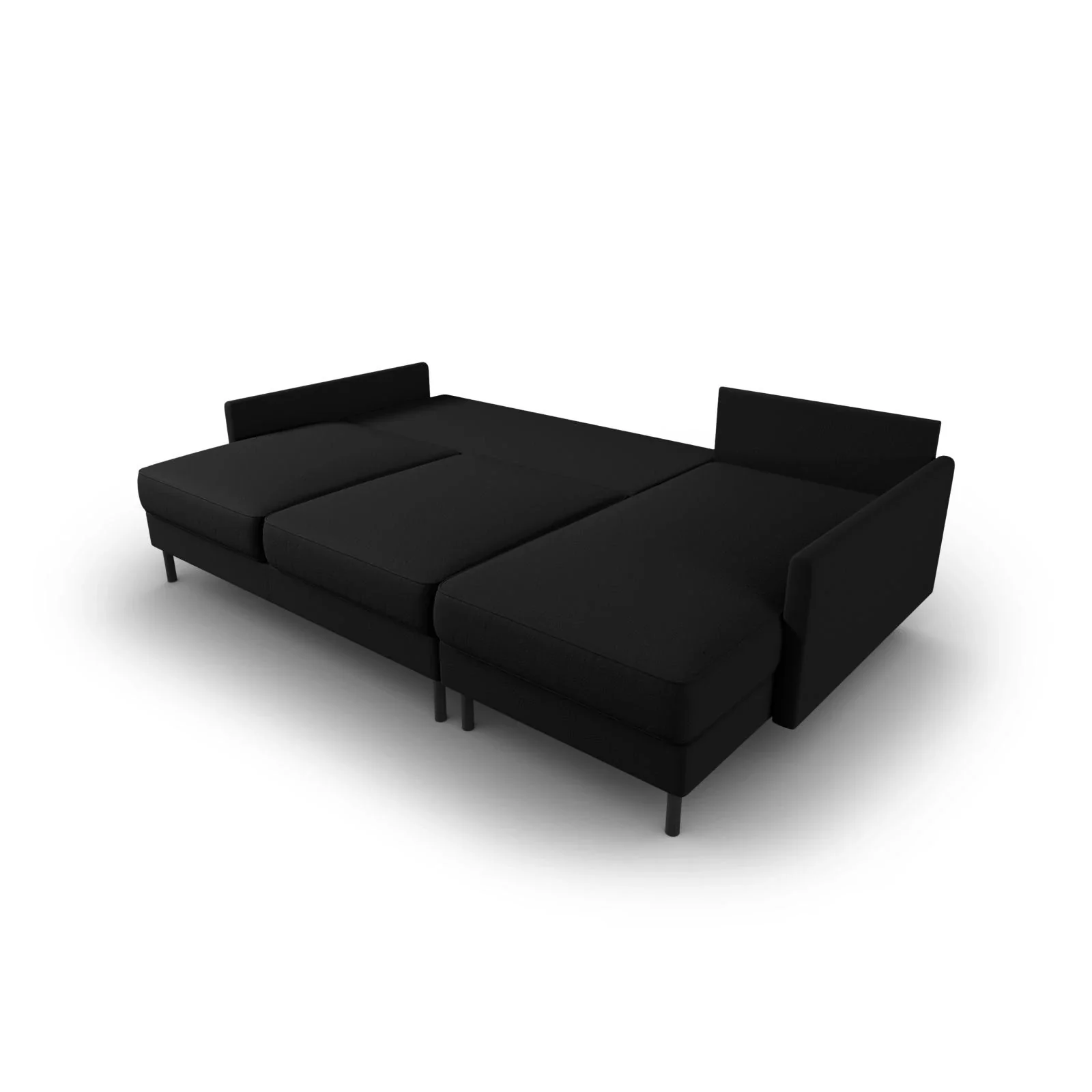 Scott 4-Sitzer Sofa, Rechte Seite, umwandelbar mit Schlaffunktion, mit Bezug aus Samt oder Strukturstoff, 212x142 cm - Image 113