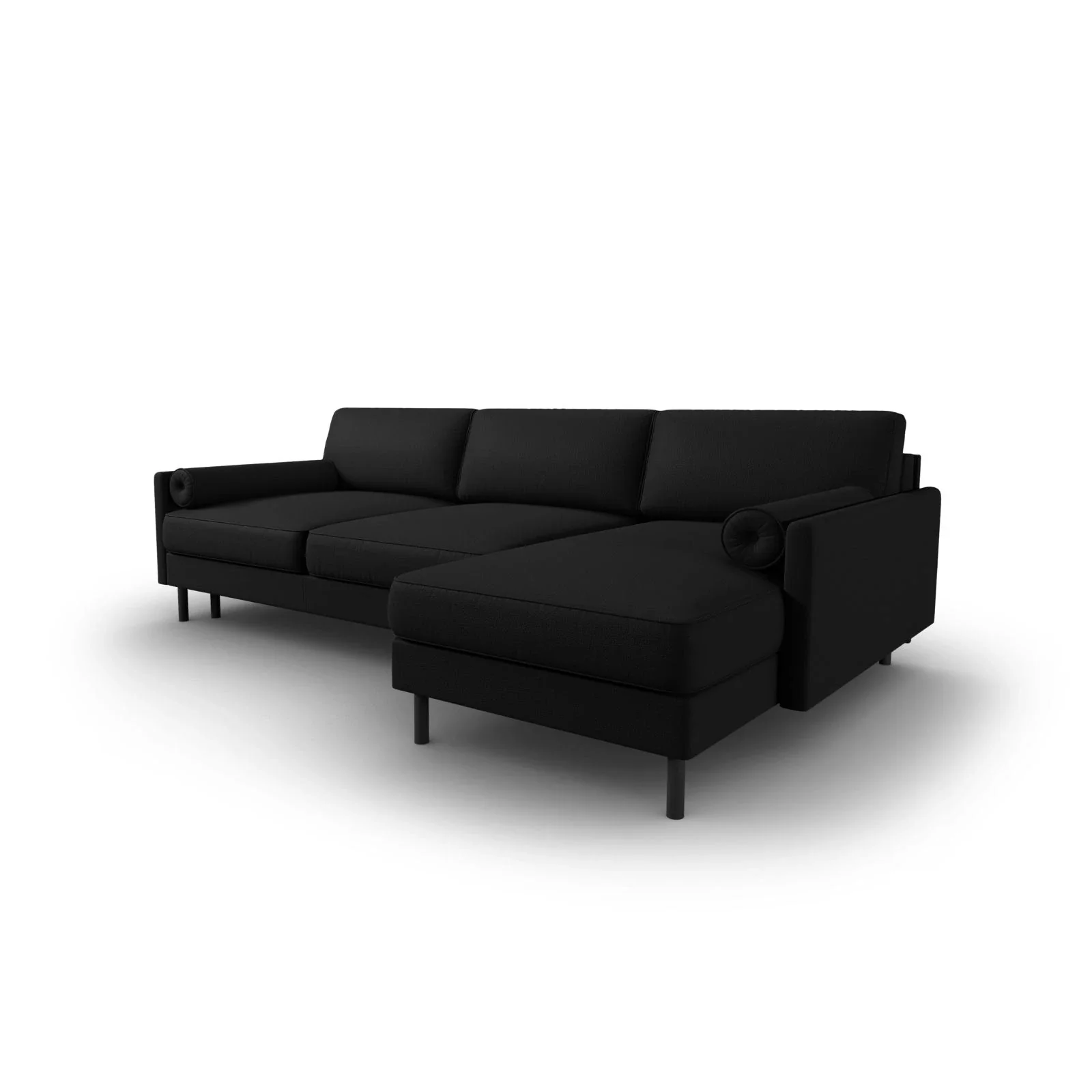 Scott 4-Sitzer Sofa, Rechte Seite, umwandelbar mit Schlaffunktion, mit Bezug aus Samt oder Strukturstoff, 212x142 cm - Image 114