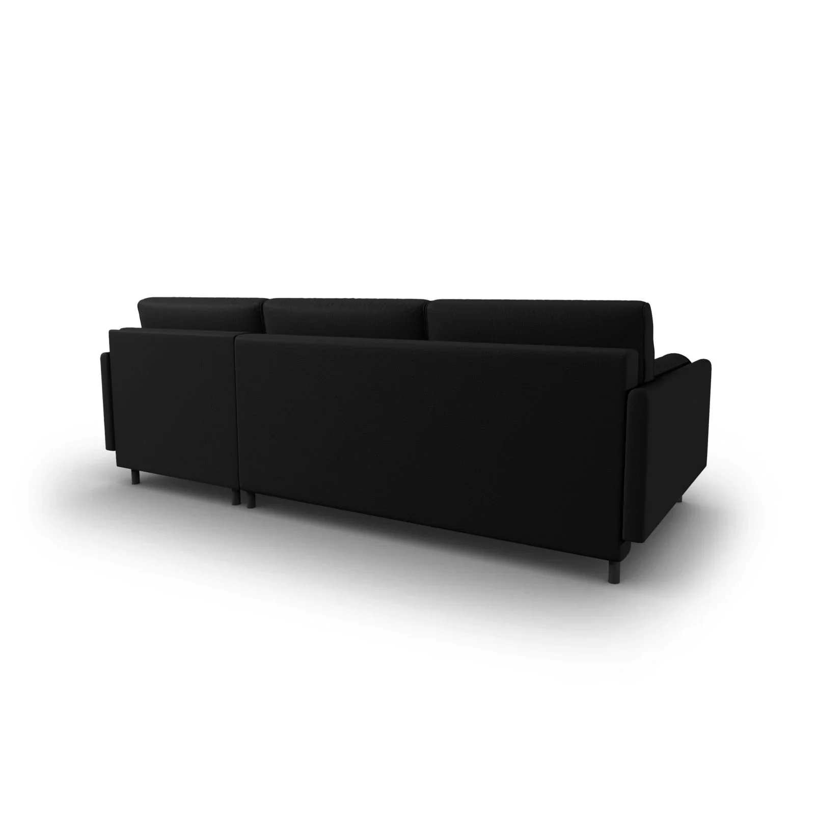 Scott 4-Sitzer Sofa, Rechte Seite, umwandelbar mit Schlaffunktion, mit Bezug aus Samt oder Strukturstoff, 212x142 cm - Image 115
