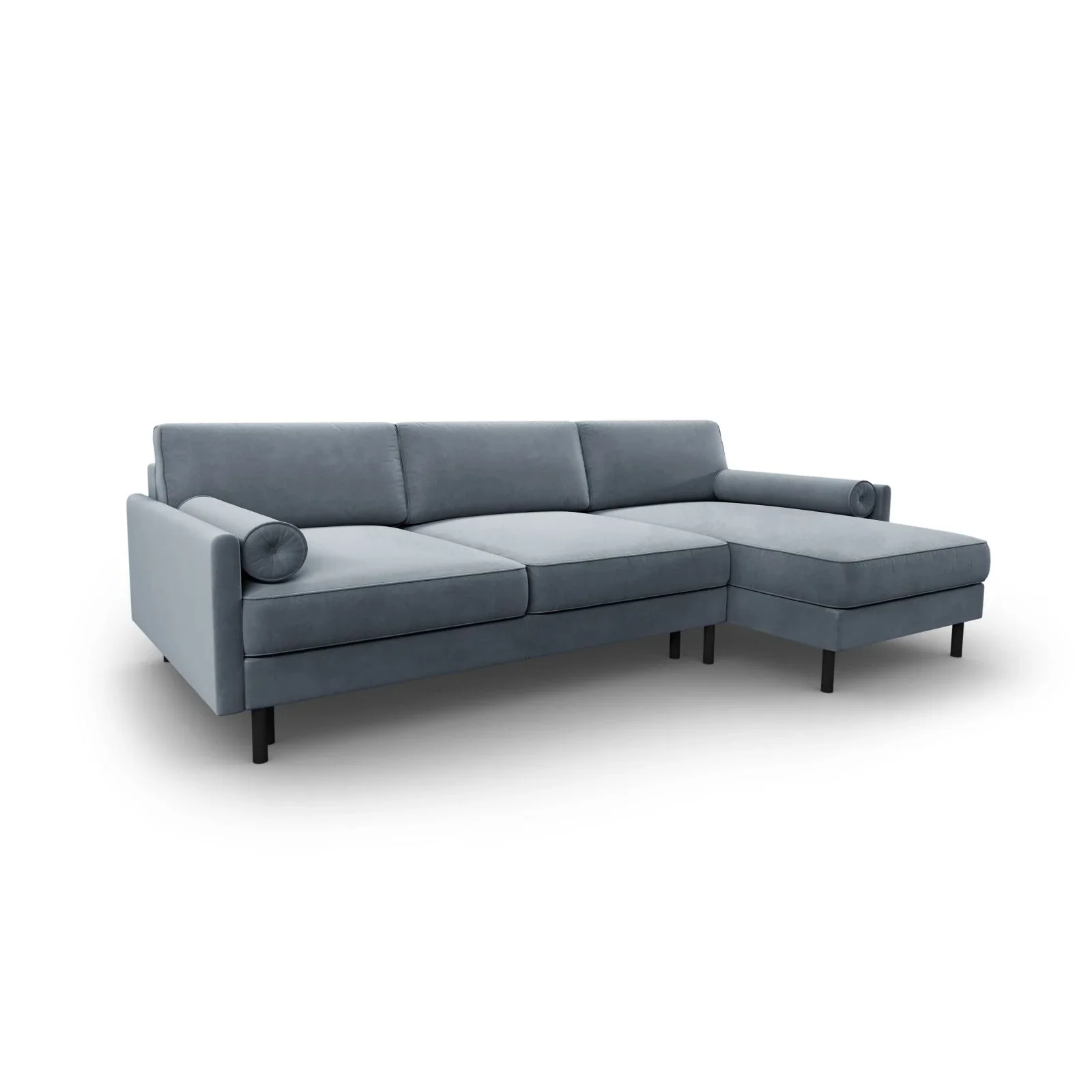 Scott 4-Sitzer Sofa, Rechte Seite, umwandelbar mit Schlaffunktion, mit Bezug aus Samt oder Strukturstoff, 212x142 cm - Image 12