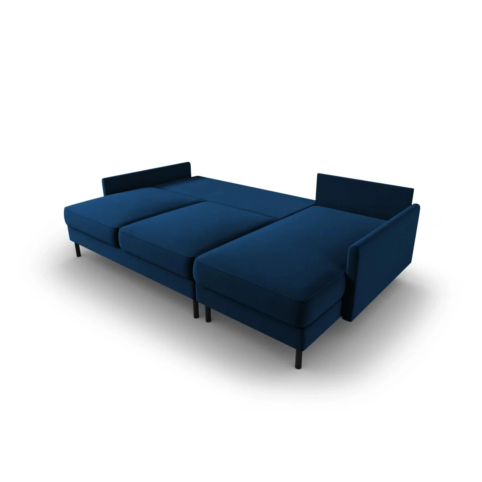 Scott 4-Sitzer Sofa, Rechte Seite, umwandelbar mit Schlaffunktion, mit Bezug aus Samt oder Strukturstoff, 212x142 cm - Image 23