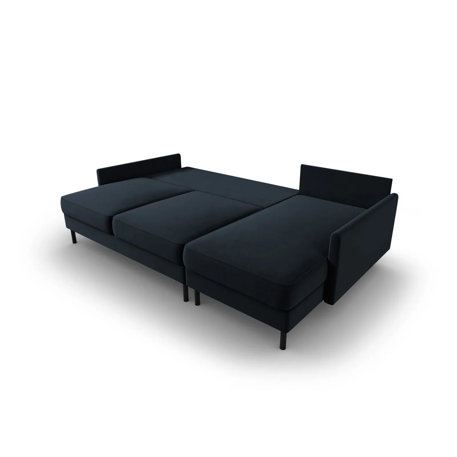 Scott 4-Sitzer Sofa, Rechte Seite, umwandelbar mit Schlaffunktion, mit Bezug aus Samt oder Strukturstoff, 212x142 cm - Image 32