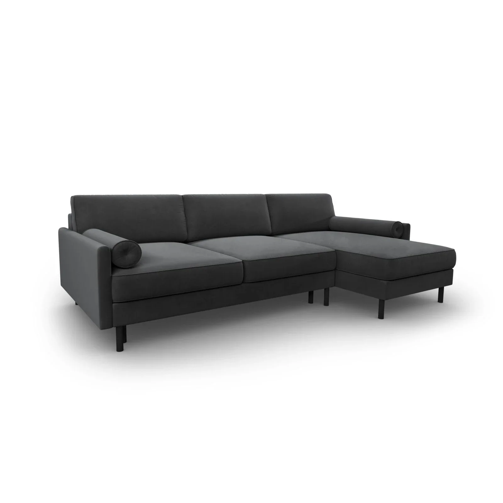 Scott 4-Sitzer Sofa, Rechte Seite, umwandelbar mit Schlaffunktion, mit Bezug aus Samt oder Strukturstoff, 212x142 cm - Image 48