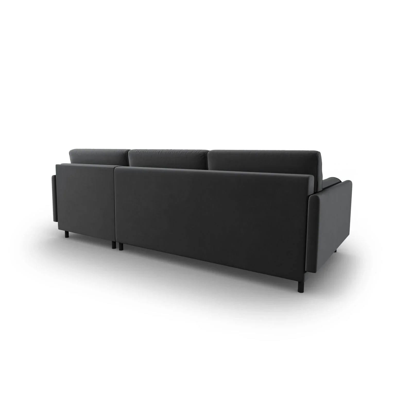 Scott 4-Sitzer Sofa, Rechte Seite, umwandelbar mit Schlaffunktion, mit Bezug aus Samt oder Strukturstoff, 212x142 cm - Image 52
