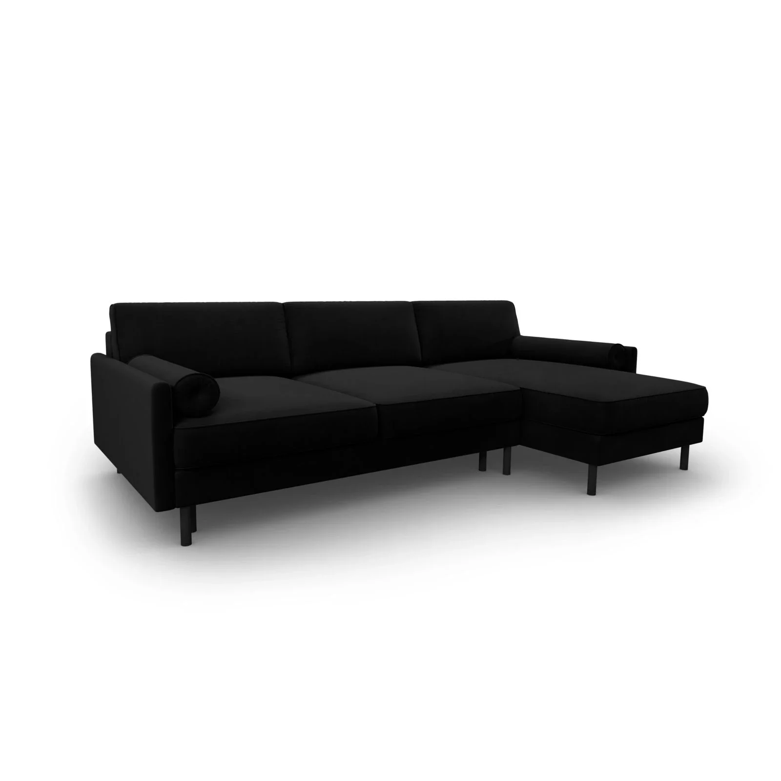 Scott 4-Sitzer Sofa, Rechte Seite, umwandelbar mit Schlaffunktion, mit Bezug aus Samt oder Strukturstoff, 212x142 cm - Image 57