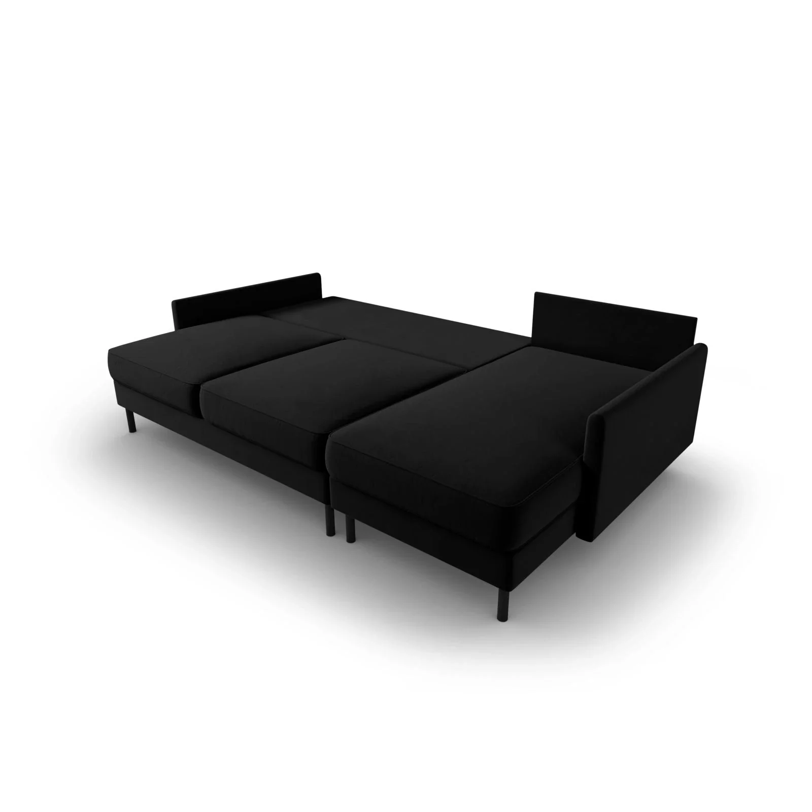 Scott 4-Sitzer Sofa, Rechte Seite, umwandelbar mit Schlaffunktion, mit Bezug aus Samt oder Strukturstoff, 212x142 cm - Image 59