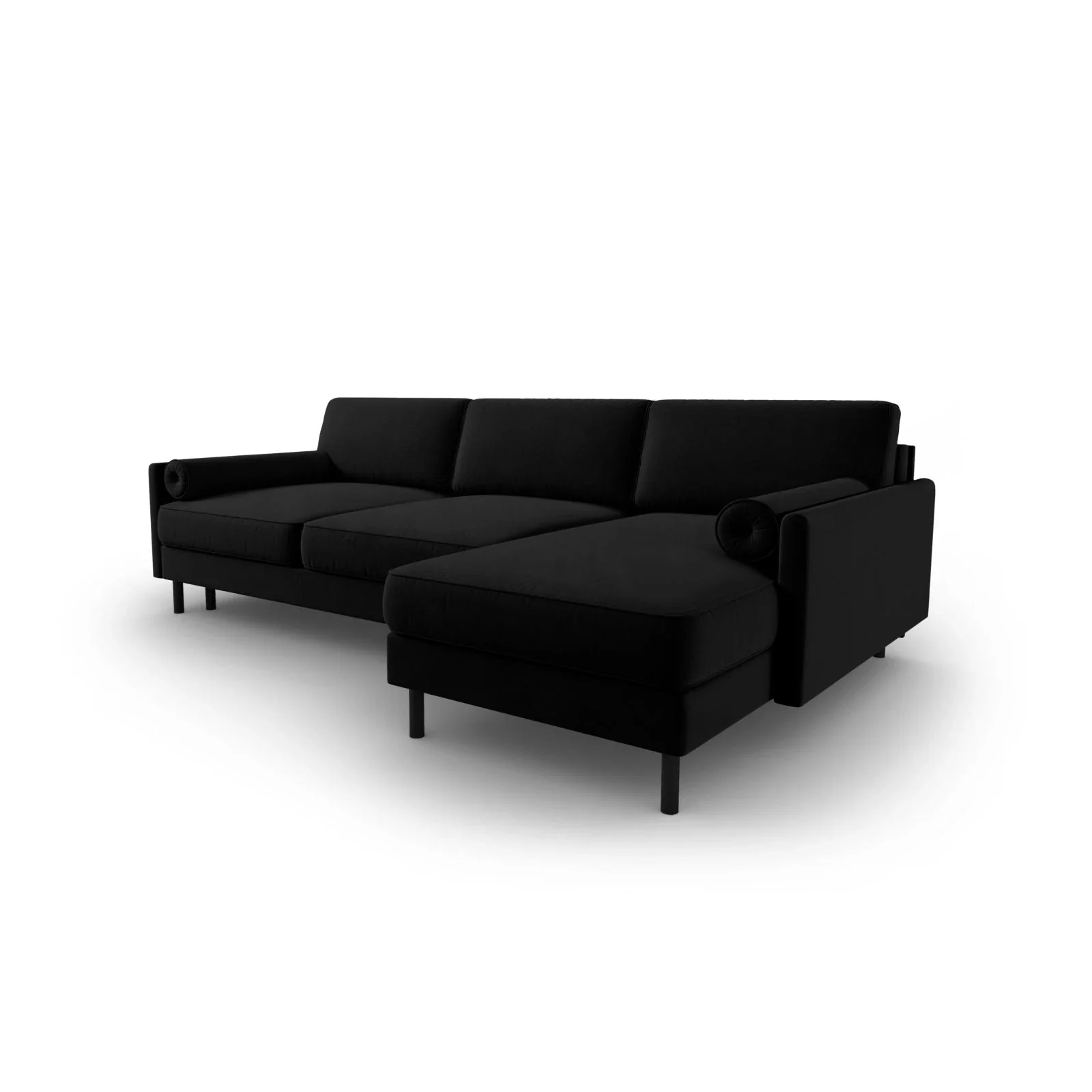 Scott 4-Sitzer Sofa, Rechte Seite, umwandelbar mit Schlaffunktion, mit Bezug aus Samt oder Strukturstoff, 212x142 cm - Image 60