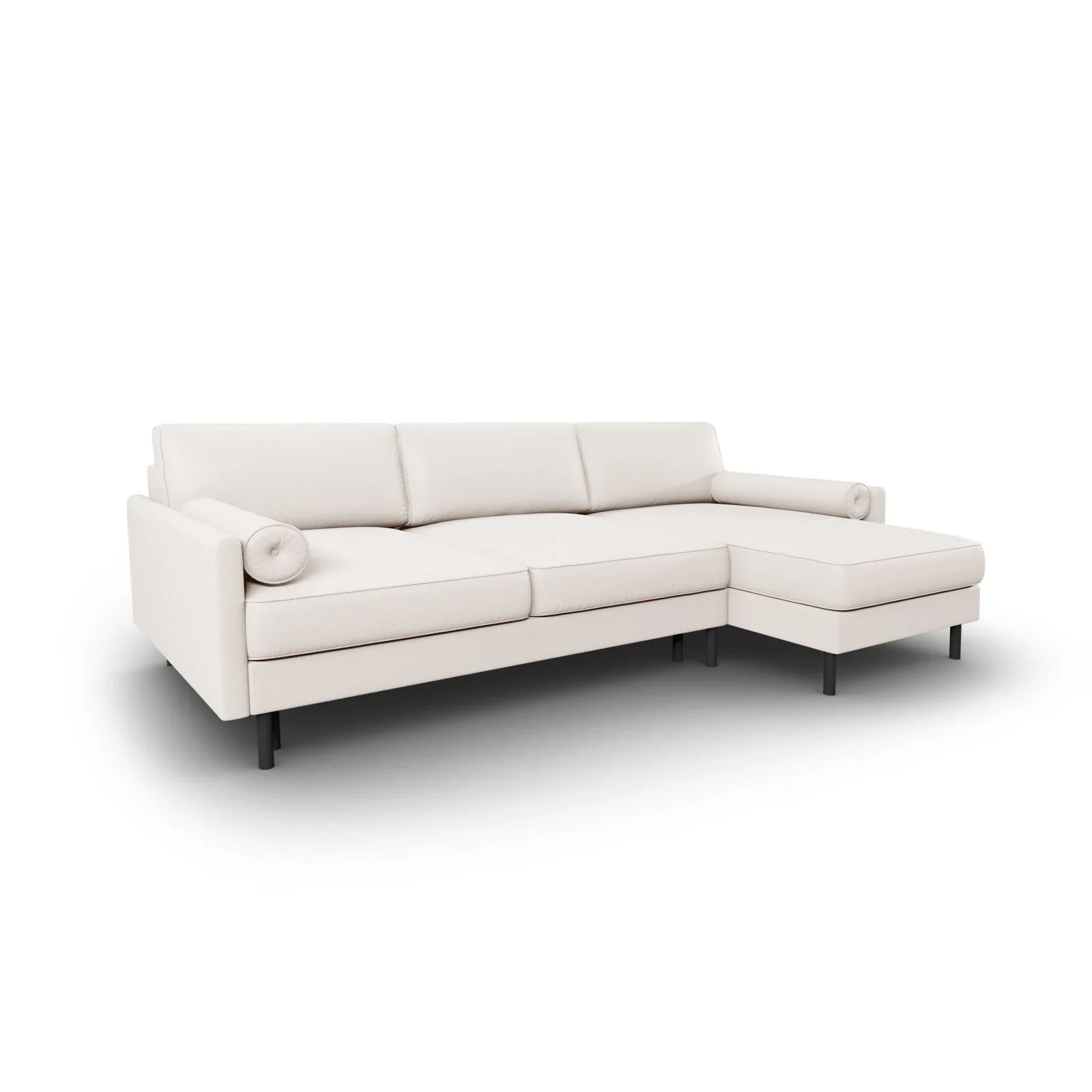 Scott 4-Sitzer Sofa, Rechte Seite, umwandelbar mit Schlaffunktion, mit Bezug aus Samt oder Strukturstoff, 212x142 cm - Image 66