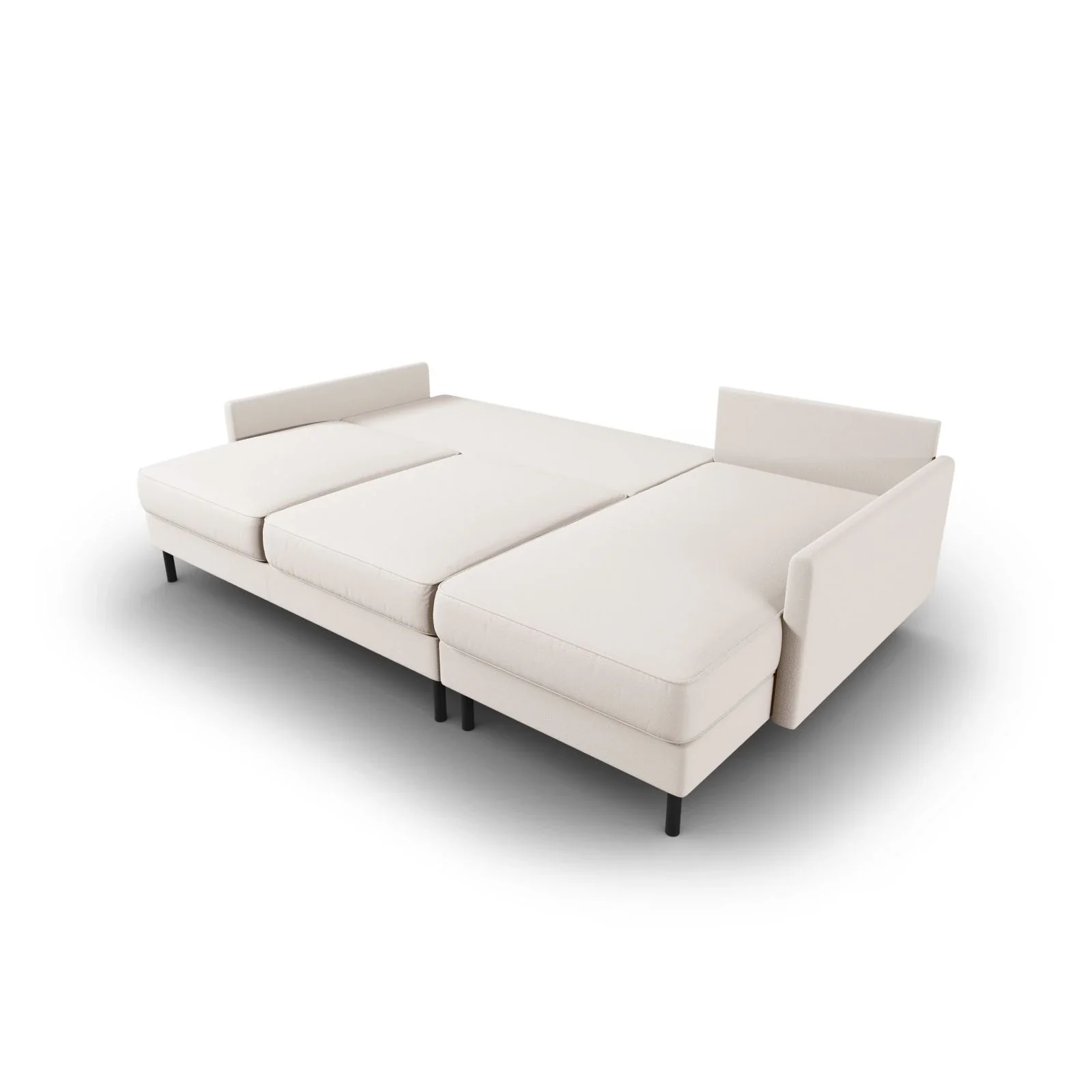 Scott 4-Sitzer Sofa, Rechte Seite, umwandelbar mit Schlaffunktion, mit Bezug aus Samt oder Strukturstoff, 212x142 cm - Image 68