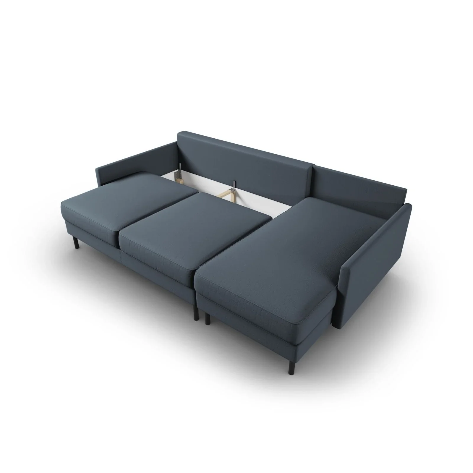 Scott 4-Sitzer Sofa, Rechte Seite, umwandelbar mit Schlaffunktion, mit Bezug aus Samt oder Strukturstoff, 212x142 cm - Image 85