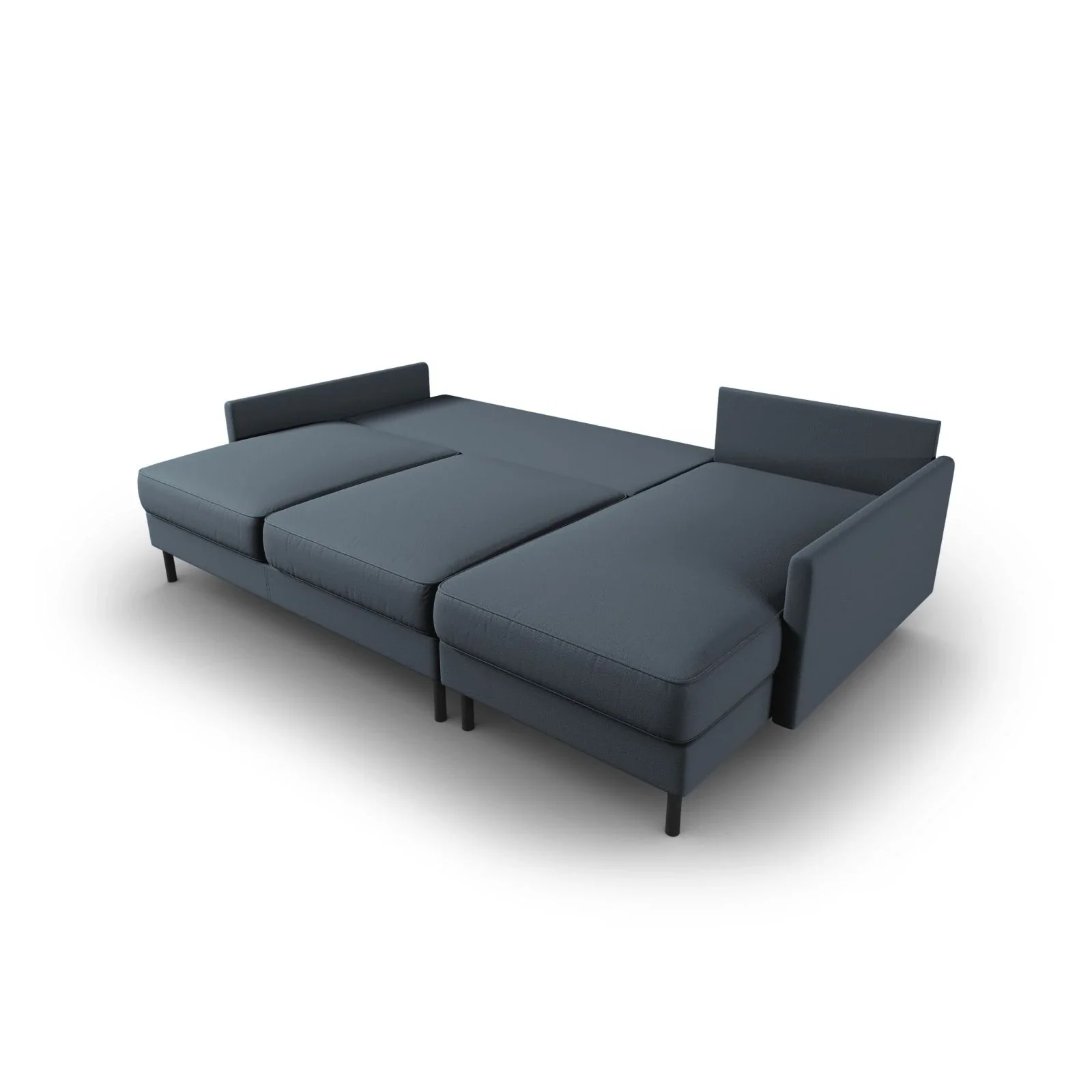 Scott 4-Sitzer Sofa, Rechte Seite, umwandelbar mit Schlaffunktion, mit Bezug aus Samt oder Strukturstoff, 212x142 cm - Image 86