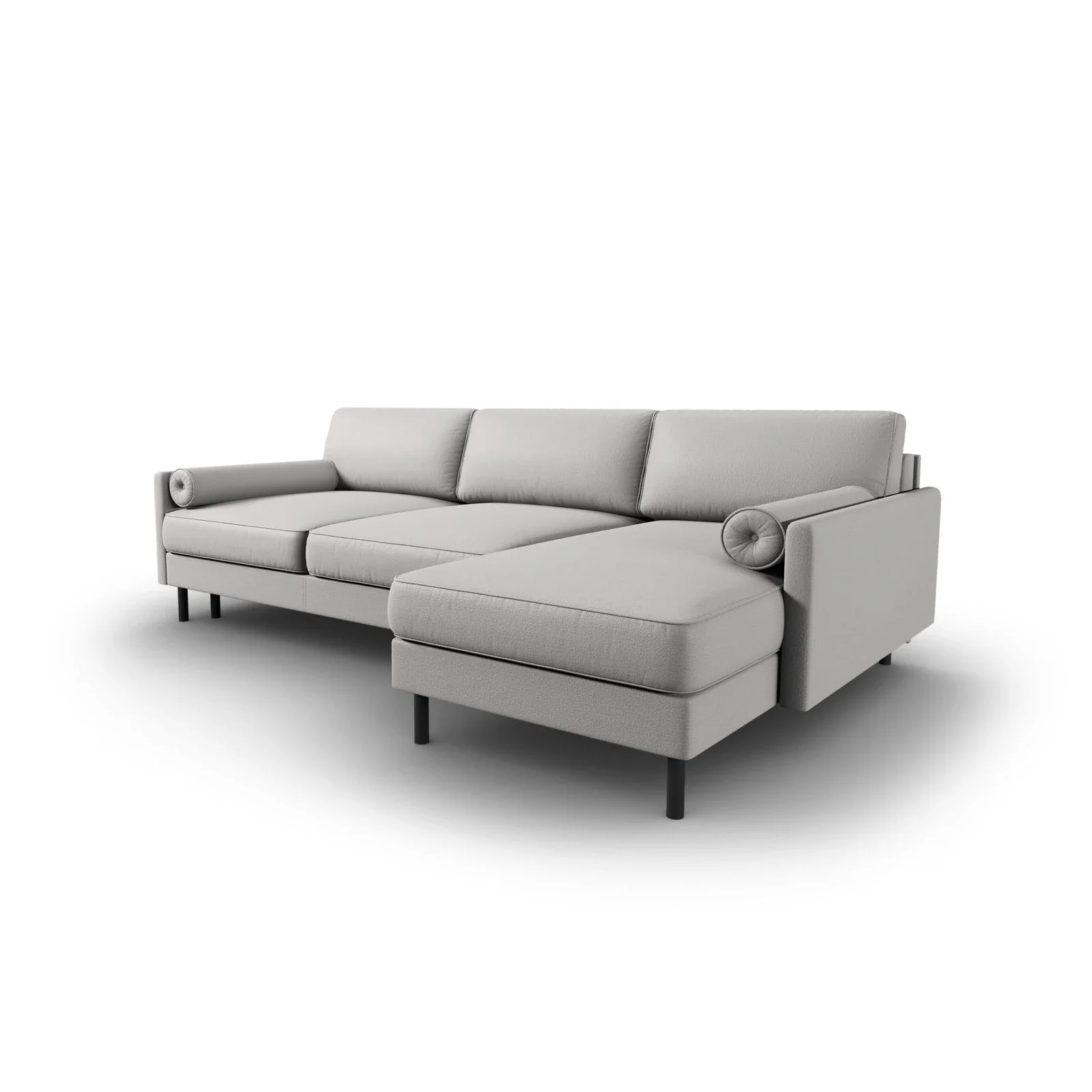 Scott 4-Sitzer Sofa, Rechte Seite, umwandelbar mit Schlaffunktion, mit Bezug aus Samt oder Strukturstoff, 212x142 cm - Image 96