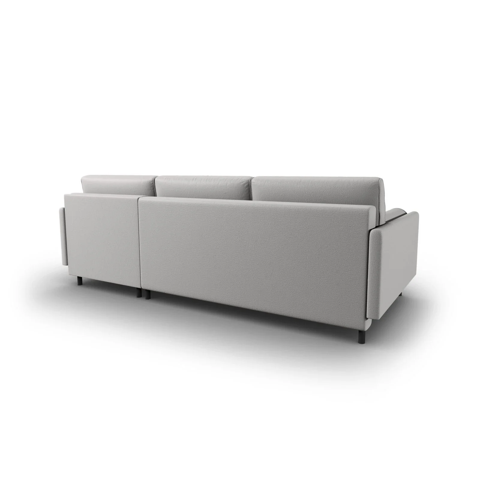 Scott 4-Sitzer Sofa, Rechte Seite, umwandelbar mit Schlaffunktion, mit Bezug aus Samt oder Strukturstoff, 212x142 cm - Image 97