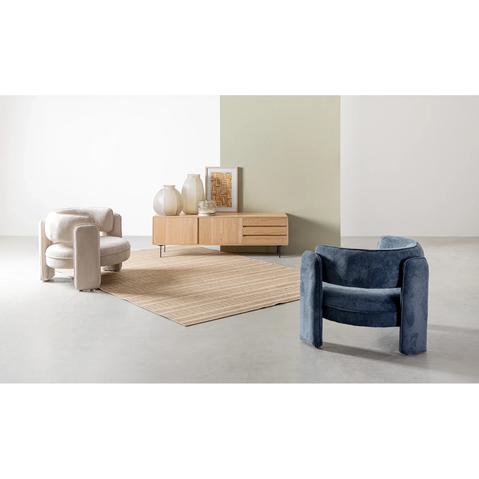 Sessel Aisha Blau - Image 3