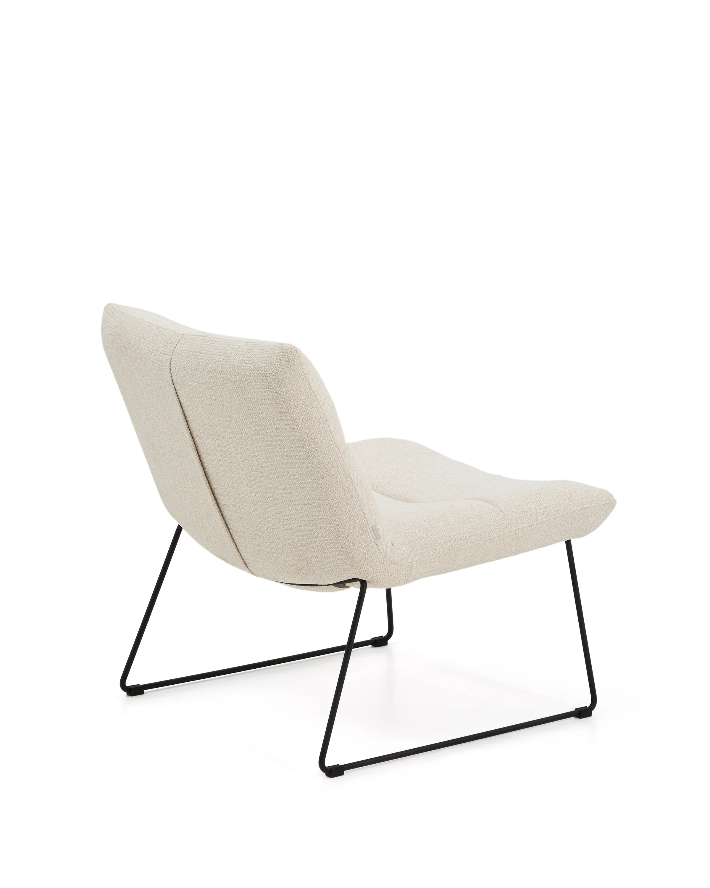 Sessel Asen in Chenille mit schwarzen Stahlbeinen FSC 100% - Image 6