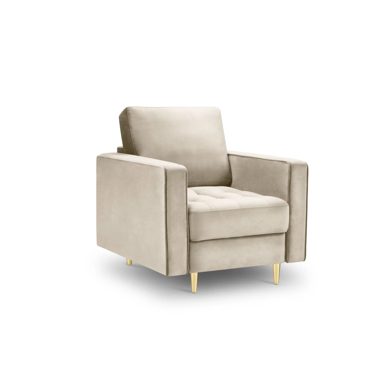 Sessel Aspen aus Samt oder Strukturstoff, 90x80x90 cm - Image 21