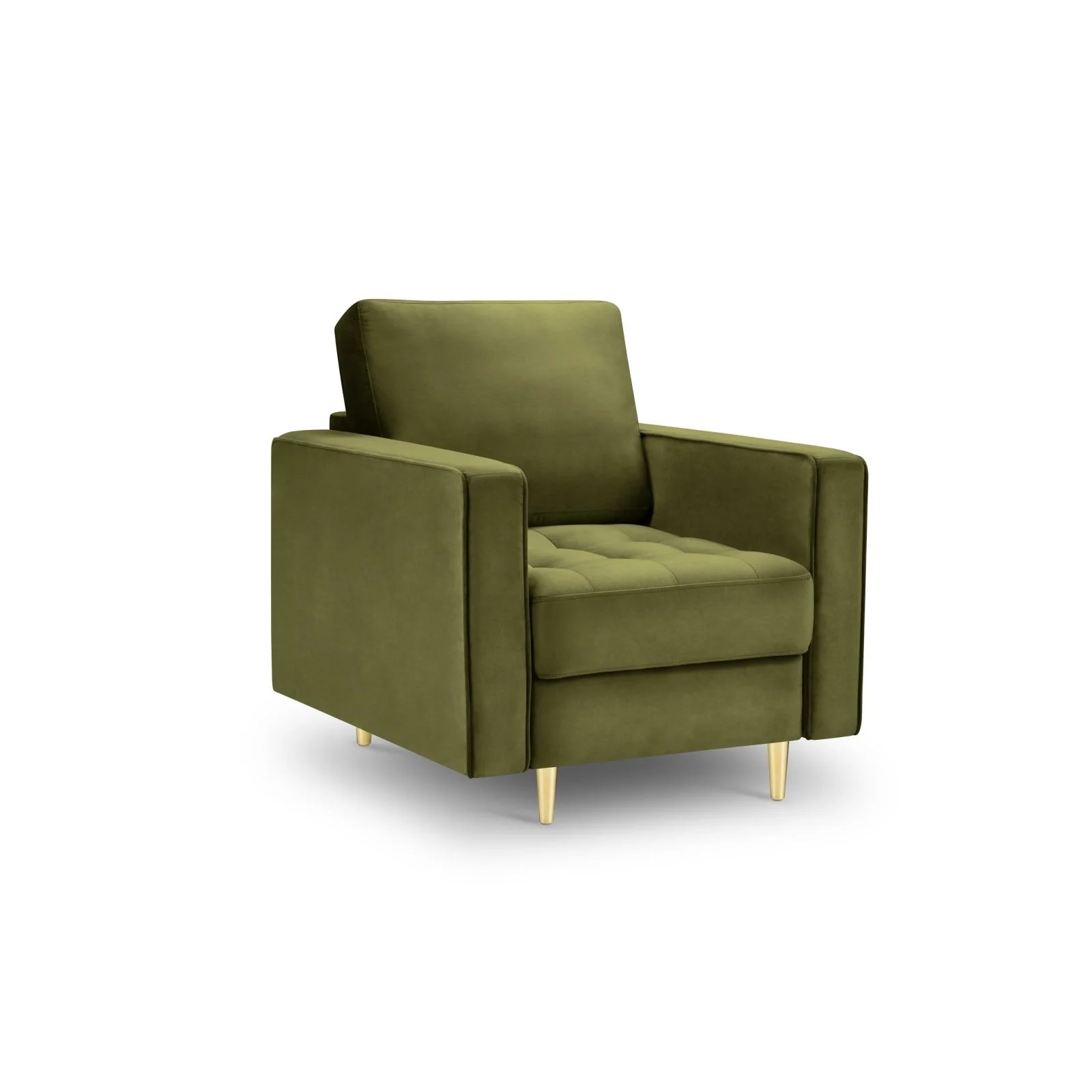 Sessel Aspen aus Samt oder Strukturstoff, 90x80x90 cm - Image 6