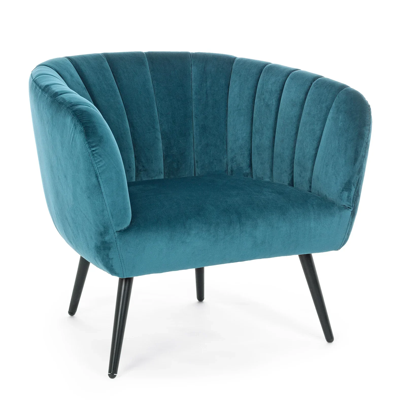 Sessel Avril Pfauenblau