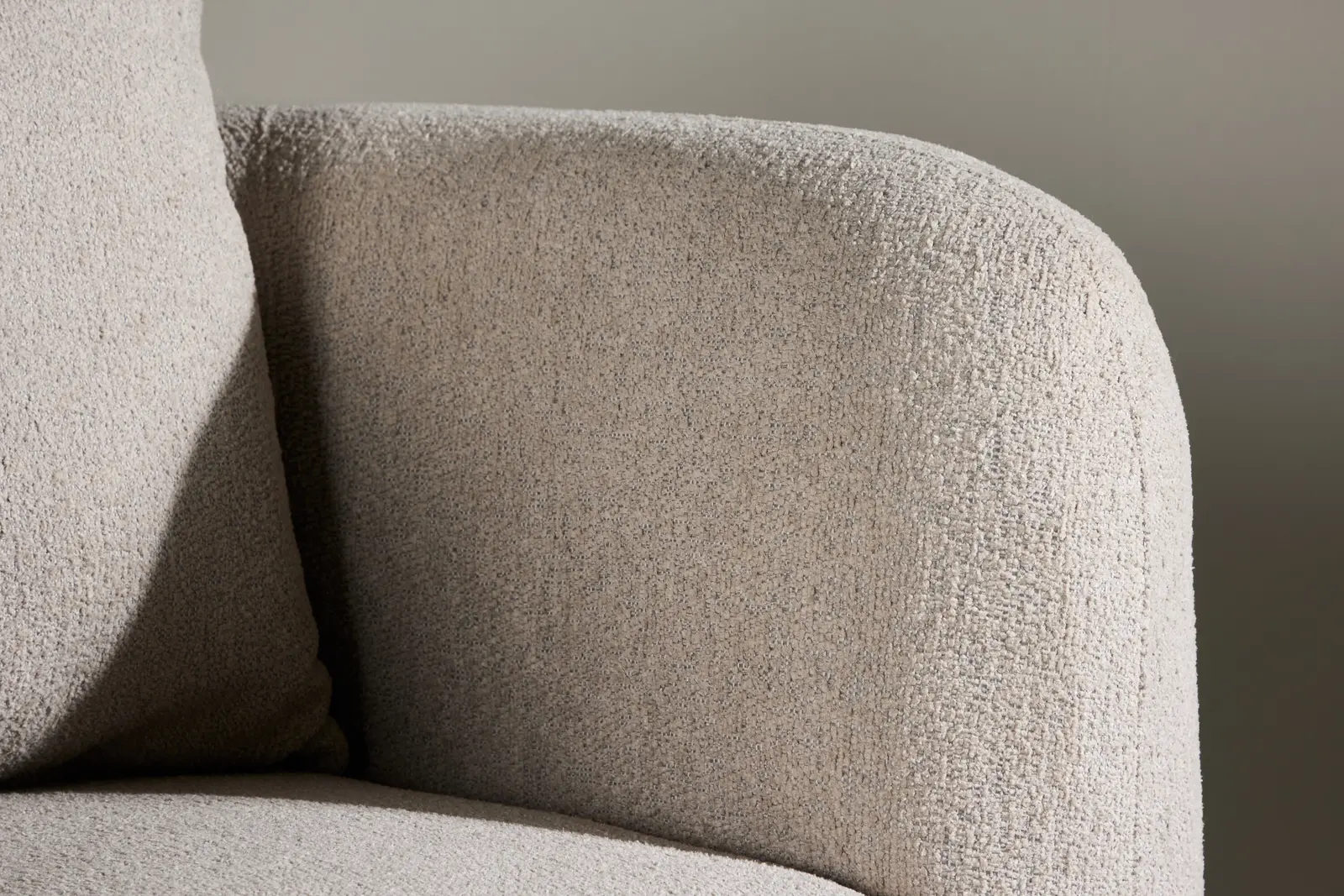 Sessel Cielo in beige boucle, 110x97x72 cm - Image 4