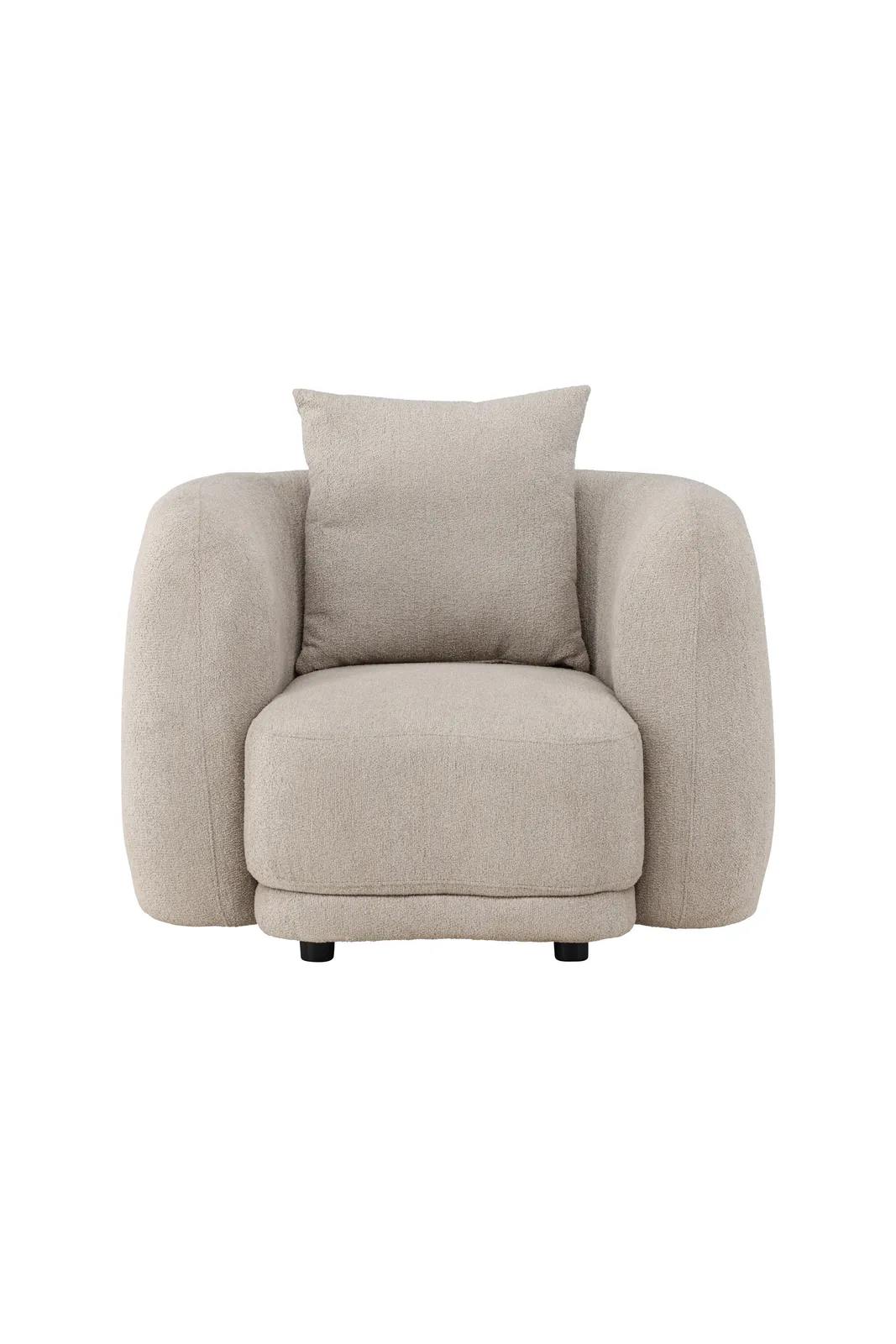 Sessel Cielo in beige boucle, 110x97x72 cm - Image 6
