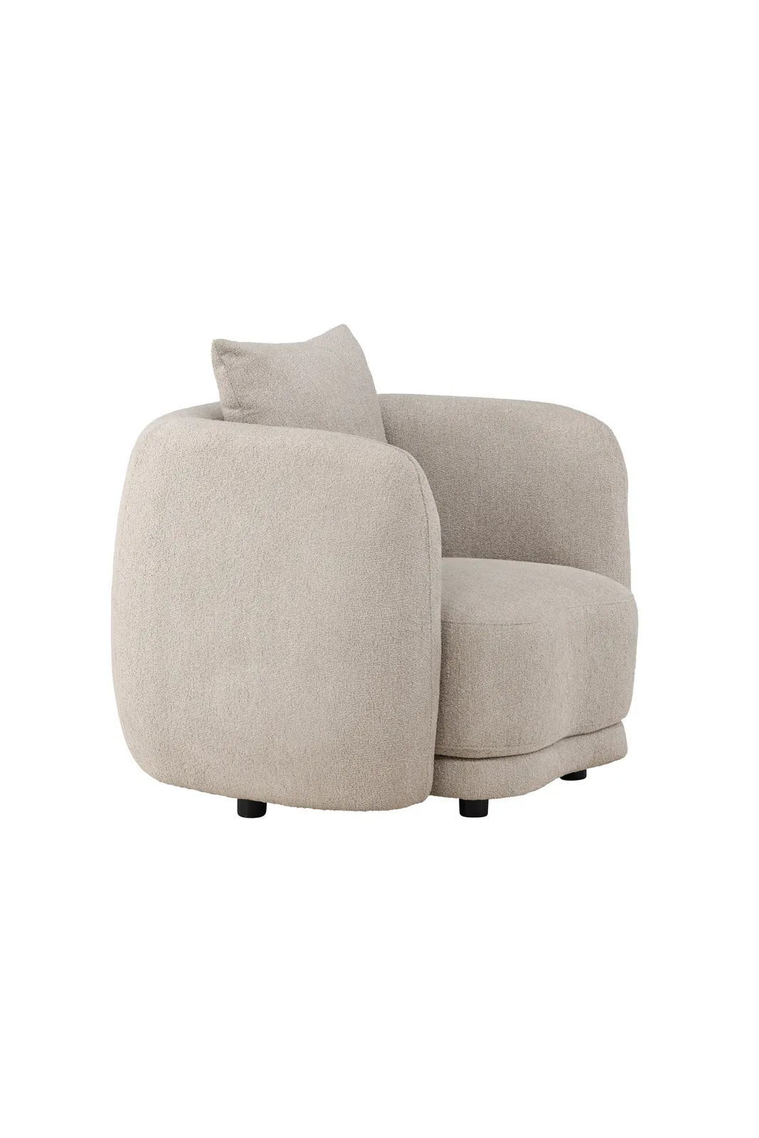 Sessel Cielo in beige boucle, 110x97x72 cm - Image 7