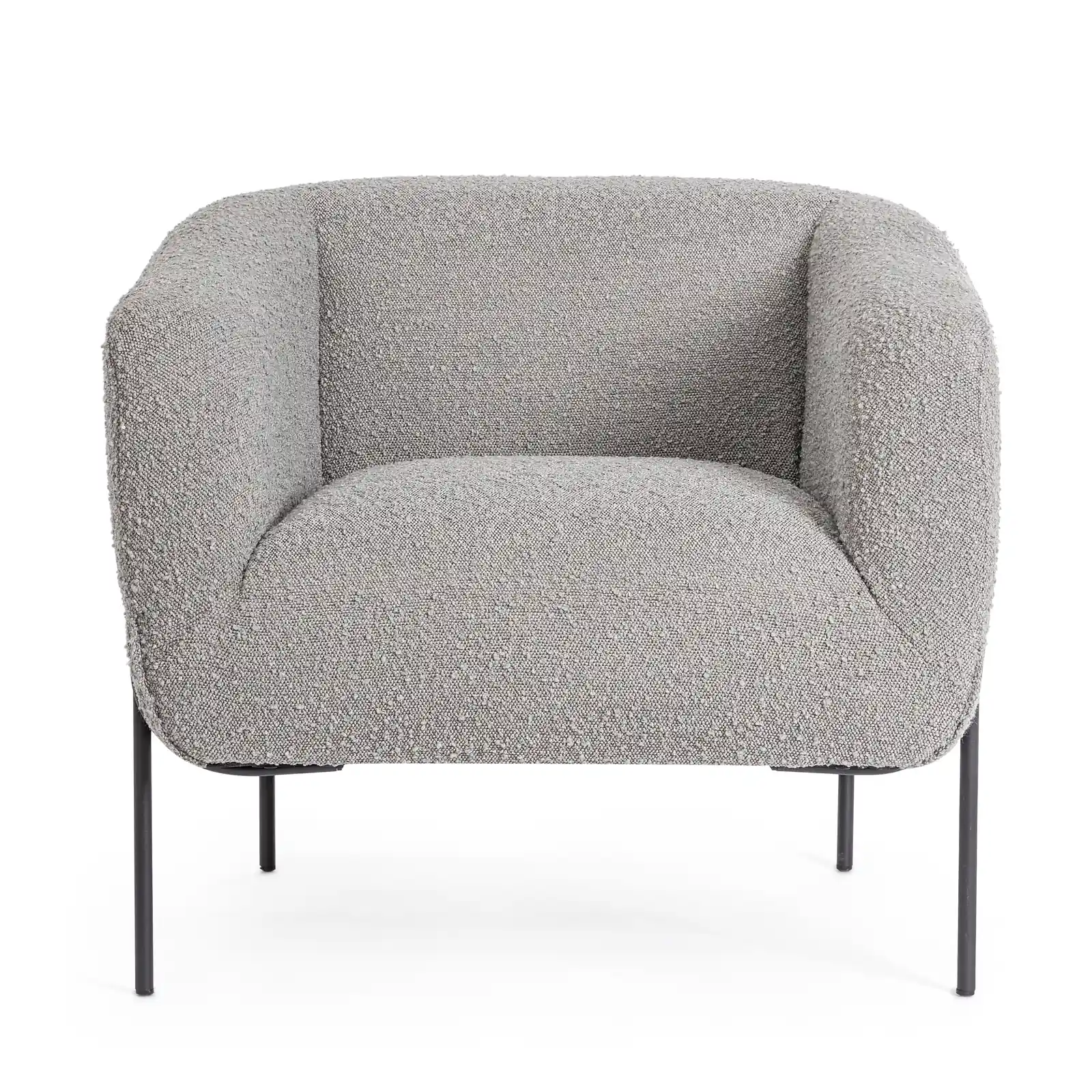 Sessel Claudine Grau Bouclé - Image 5