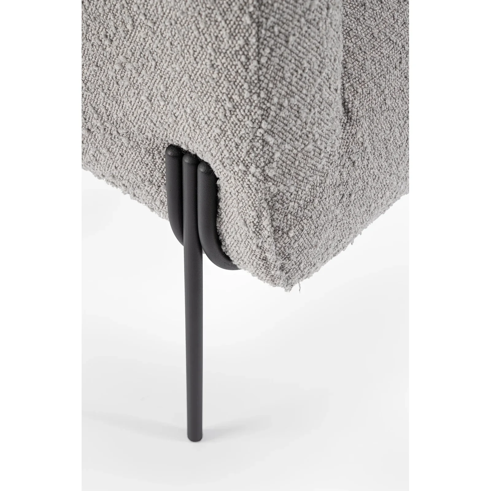 Sessel Claudine Grau Bouclé - Image 6
