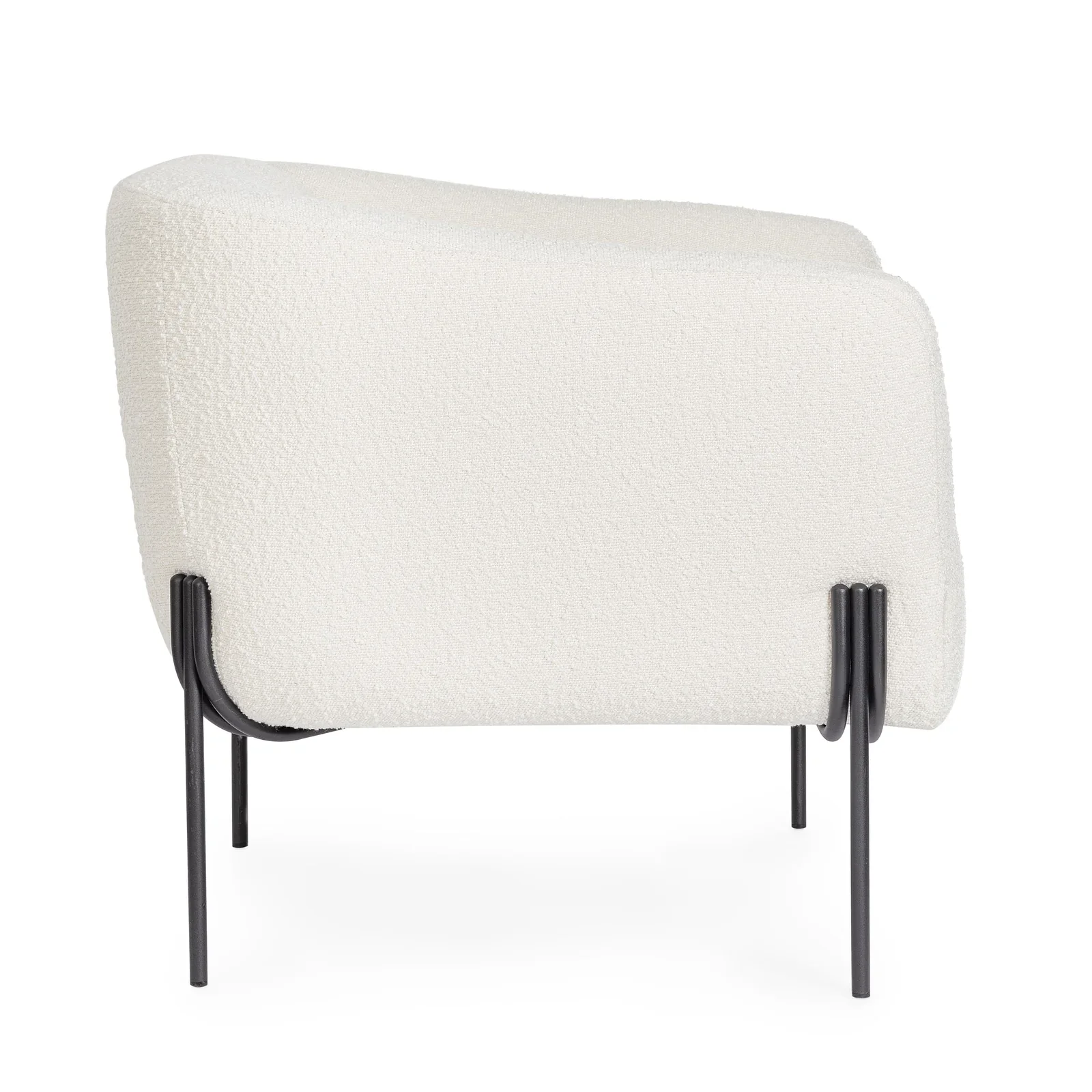 Sessel Claudine Weiß Bouclé - Image 10
