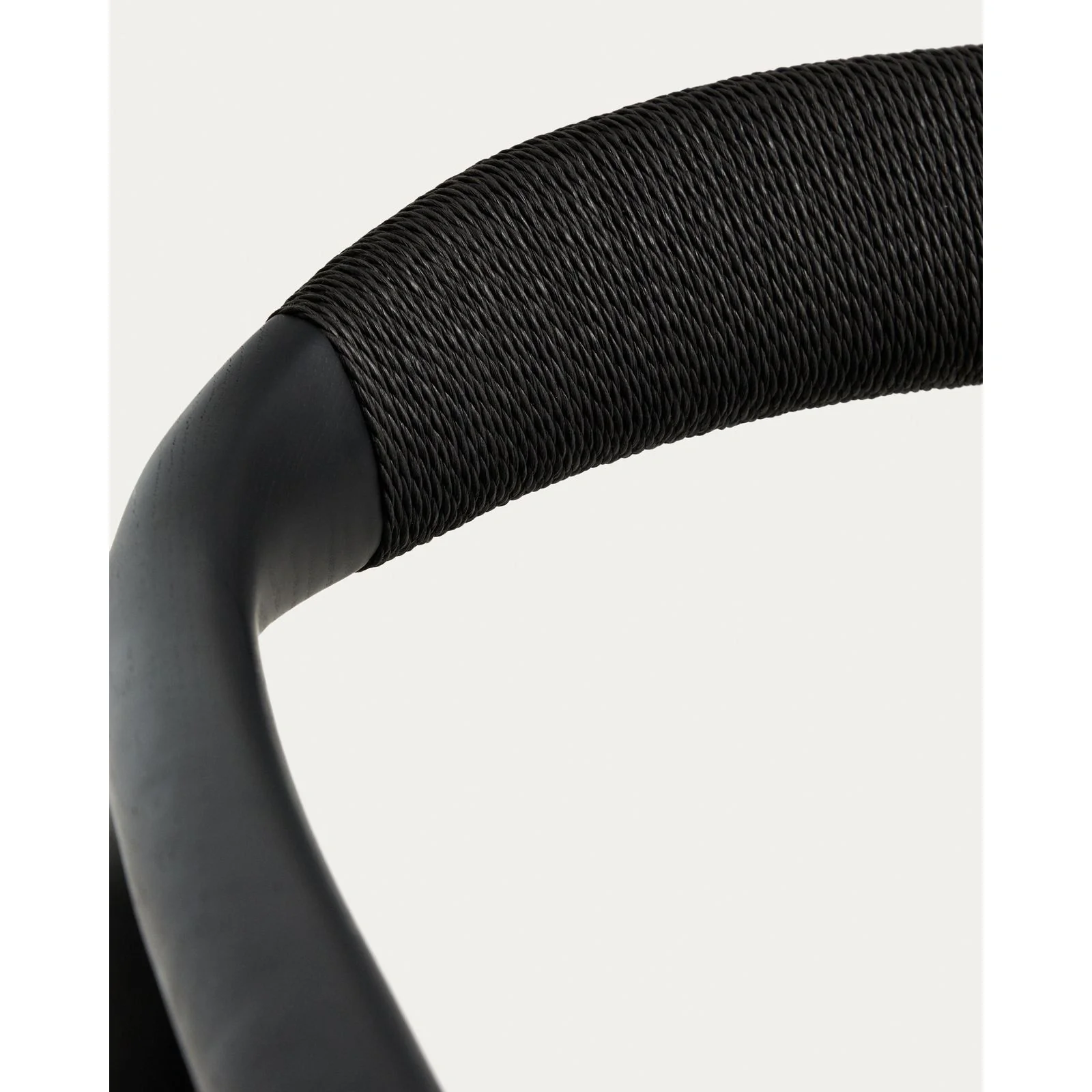 Sessel Derile aus massivem Eichenholz mit Finish und Papierseil FSC 100 % - Image 11