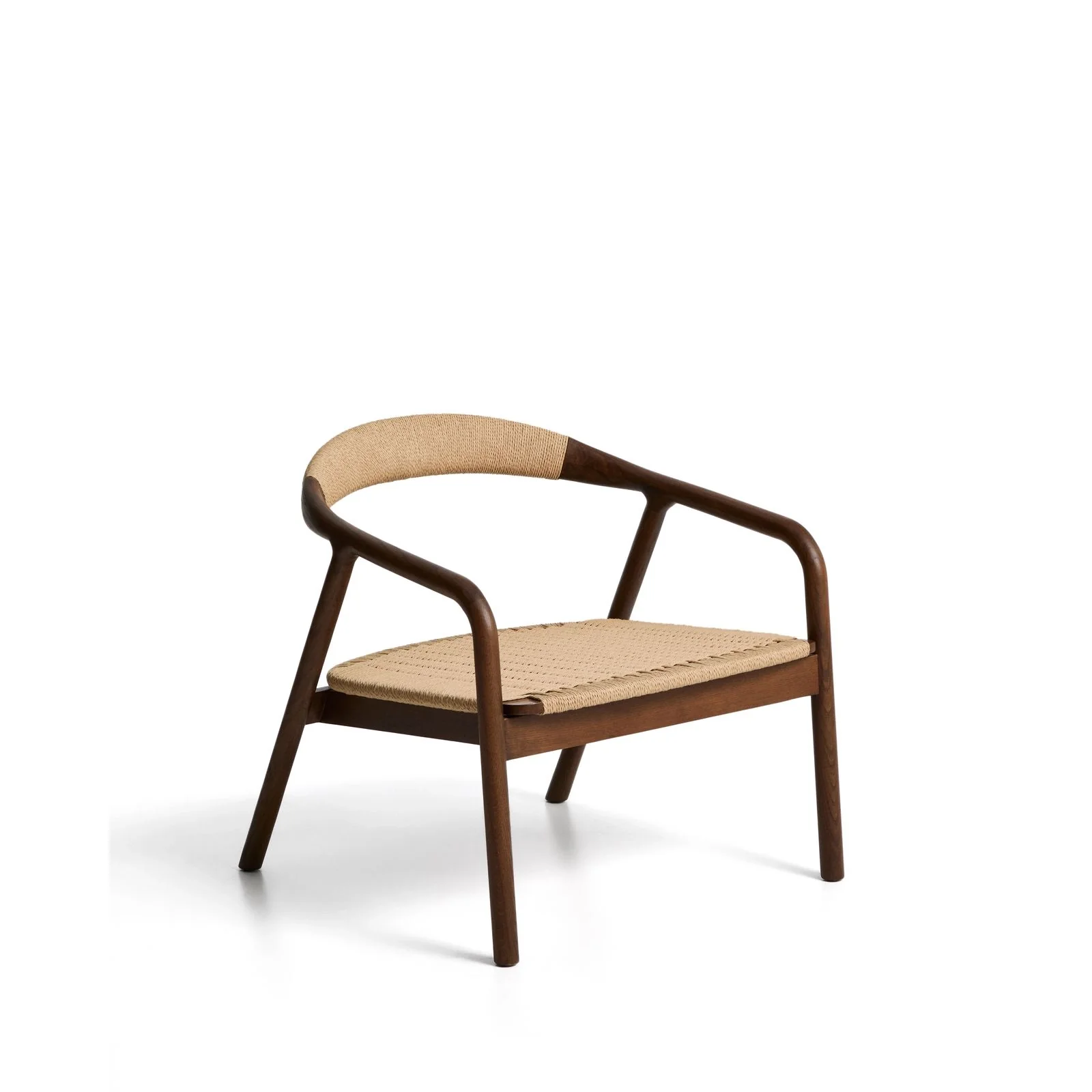 Sessel Derile aus massivem Eichenholz mit Finish und Papierseil FSC 100 % - Image 12
