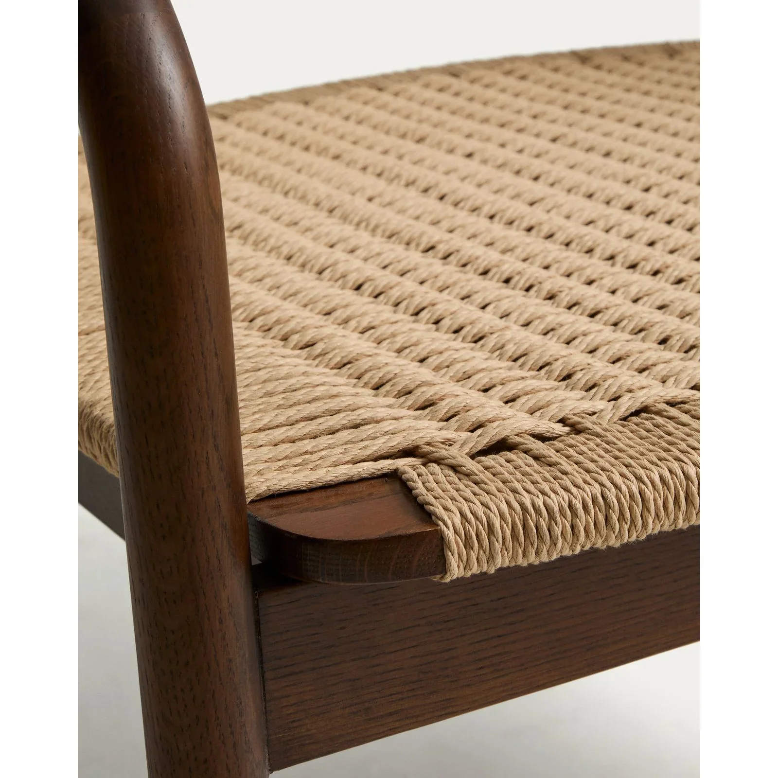 Sessel Derile aus massivem Eichenholz mit Finish und Papierseil FSC 100 % - Image 22