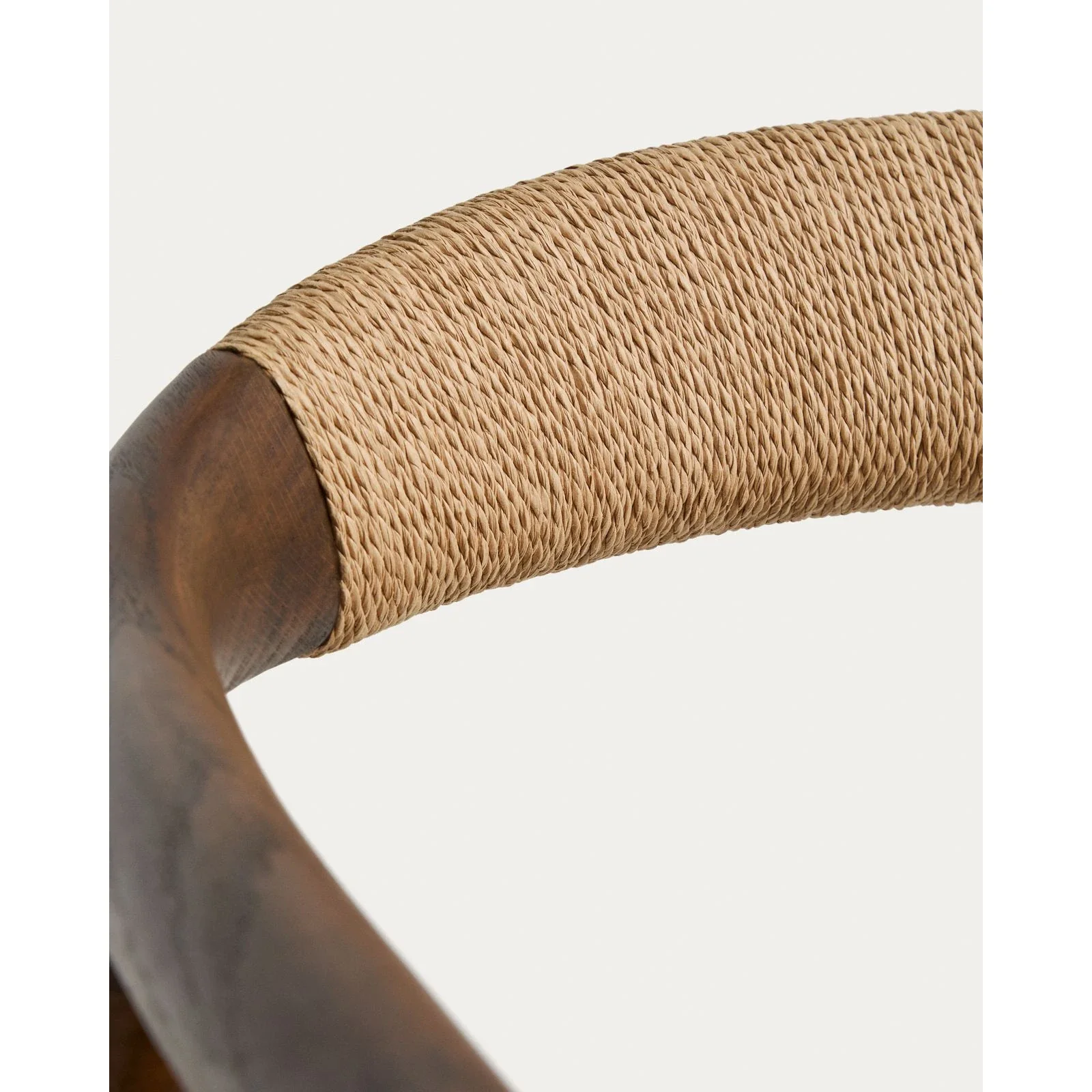 Sessel Derile aus massivem Eichenholz mit Finish und Papierseil FSC 100 % - Image 23