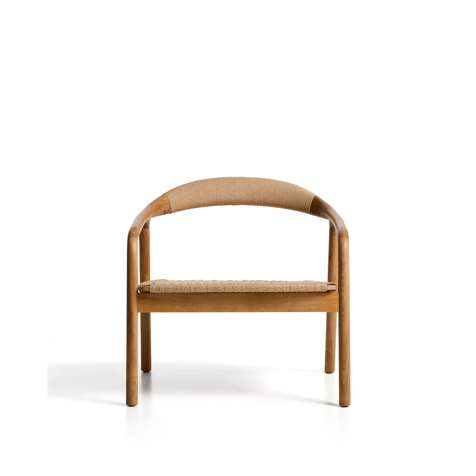 Sessel Derile aus massivem Eichenholz mit Finish und Papierseil FSC 100 % - Image 28