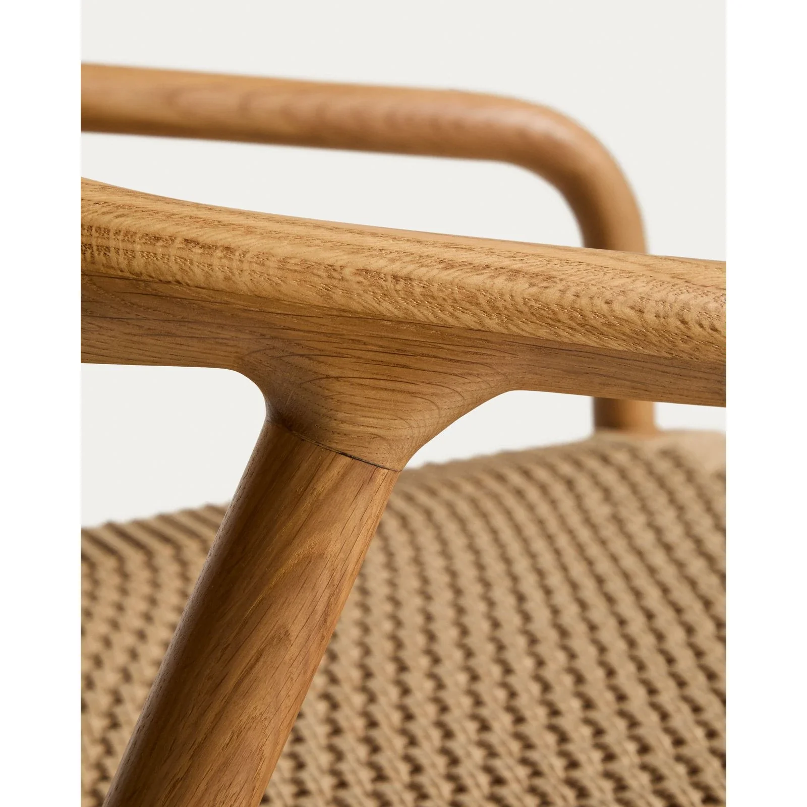 Sessel Derile aus massivem Eichenholz mit Finish und Papierseil FSC 100 % - Image 31