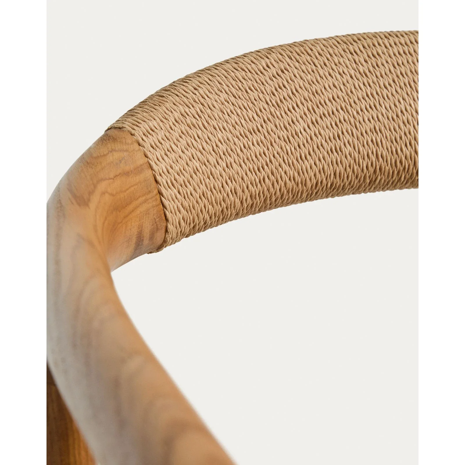 Sessel Derile aus massivem Eichenholz mit Finish und Papierseil FSC 100 % - Image 33