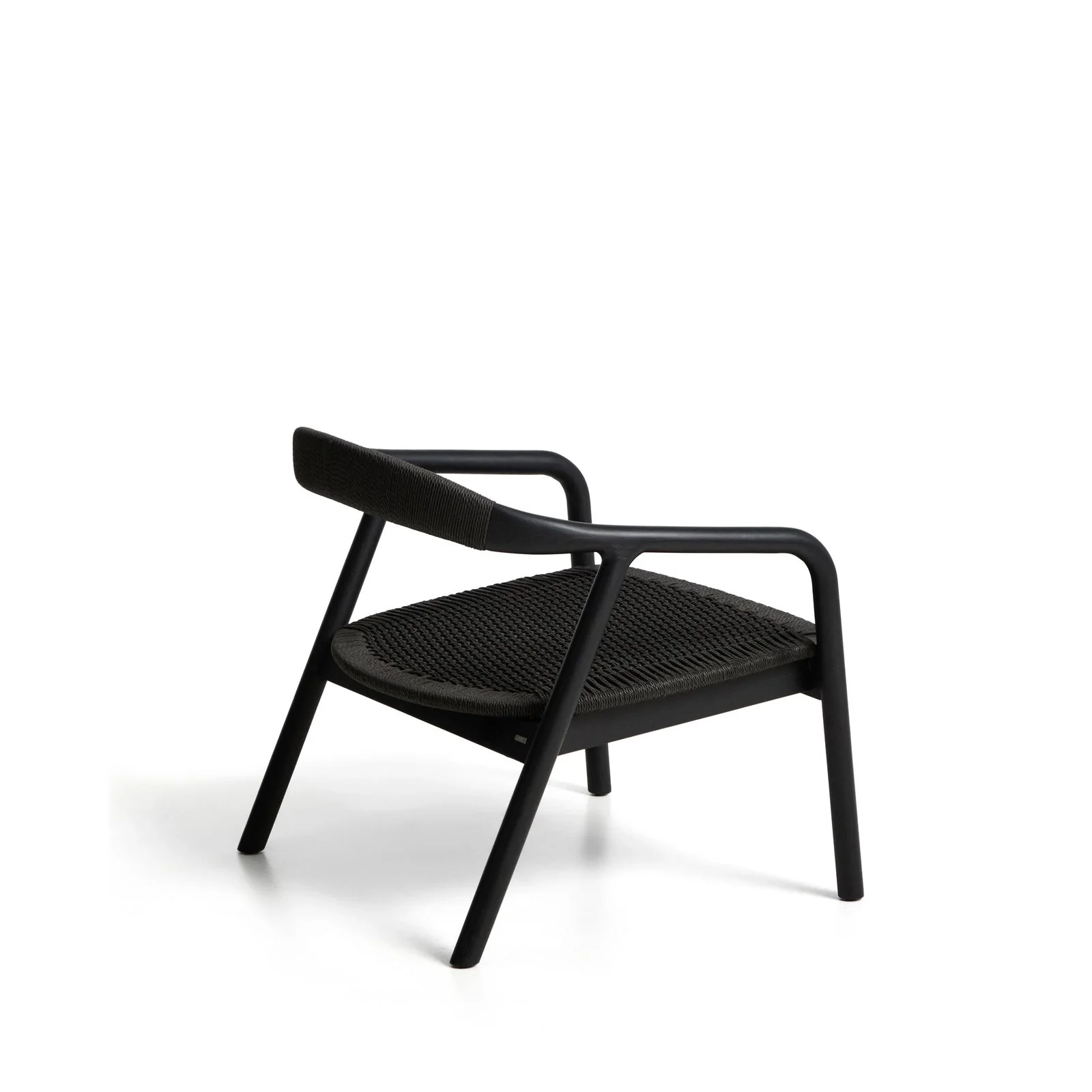 Sessel Derile aus massivem Eichenholz mit Finish und Papierseil FSC 100 % - Image 5