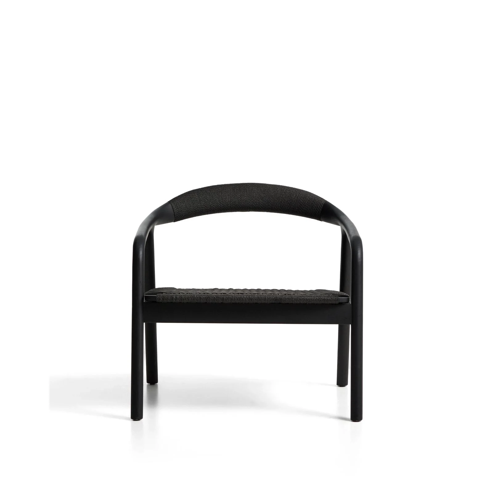 Sessel Derile aus massivem Eichenholz mit Finish und Papierseil FSC 100 % - Image 6