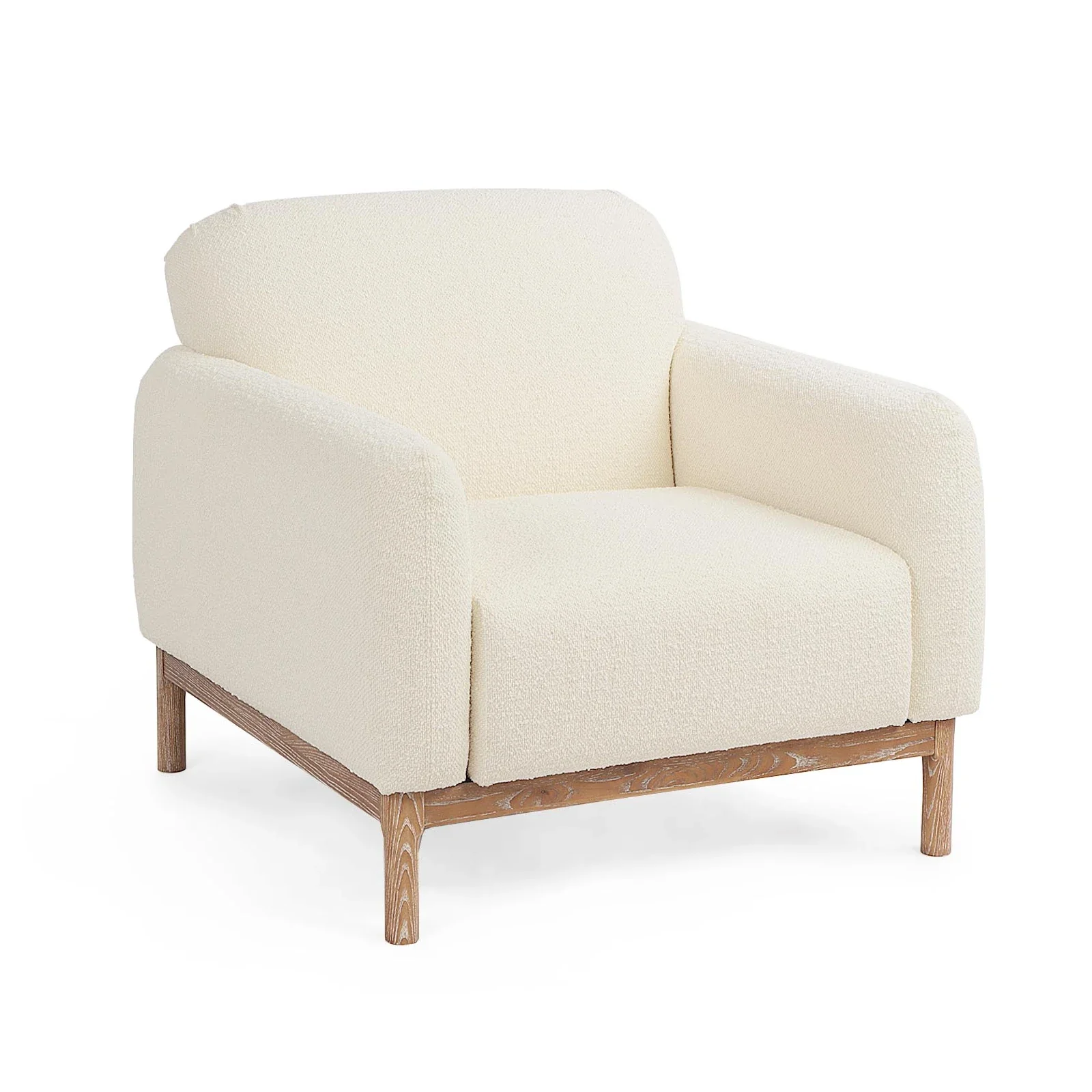Sessel Detroit Naturfarbe Bouclé