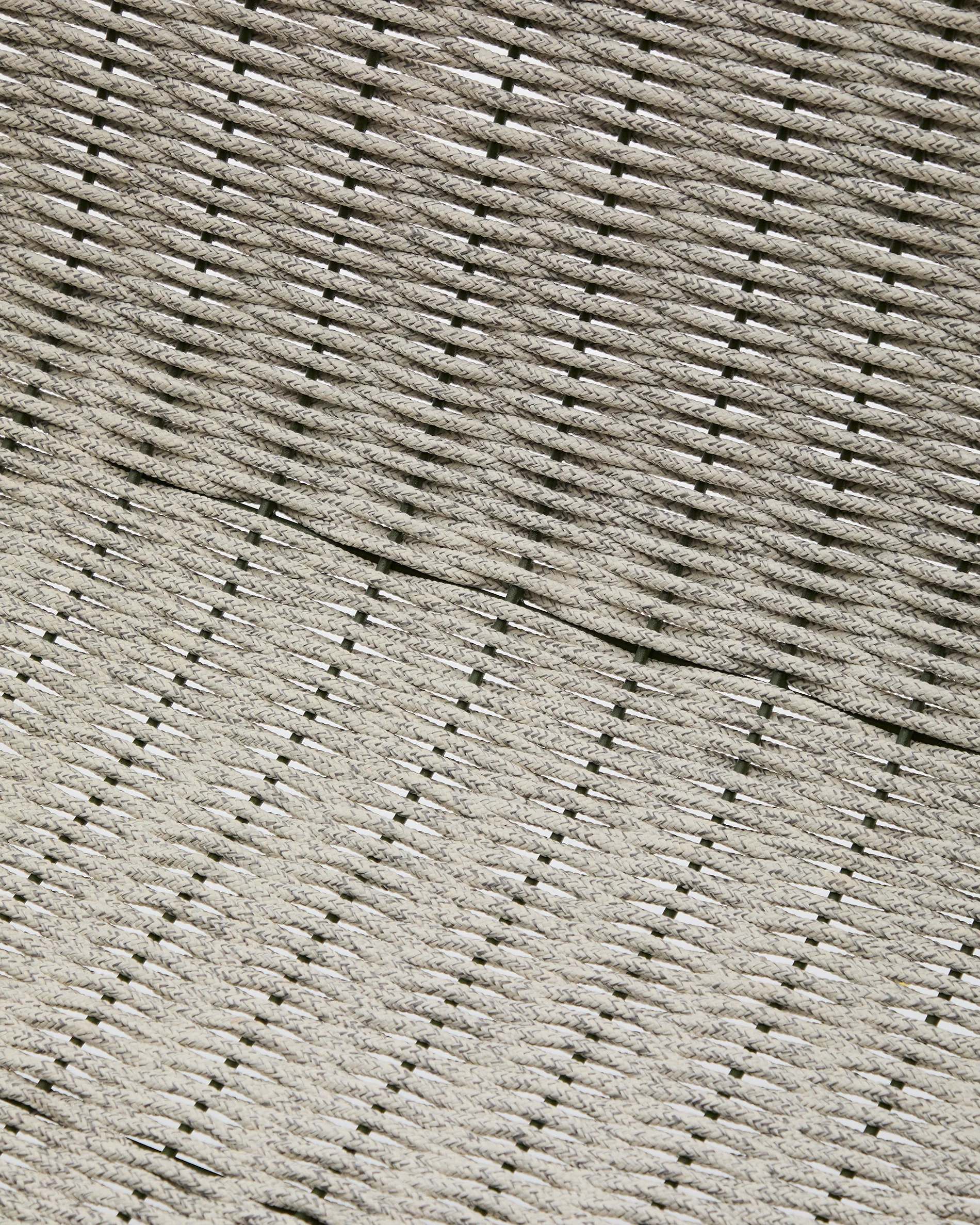 Sessel Maurina aus grün verzinktem Stahl mit écrufarbenem und grauem Seil - Image 13