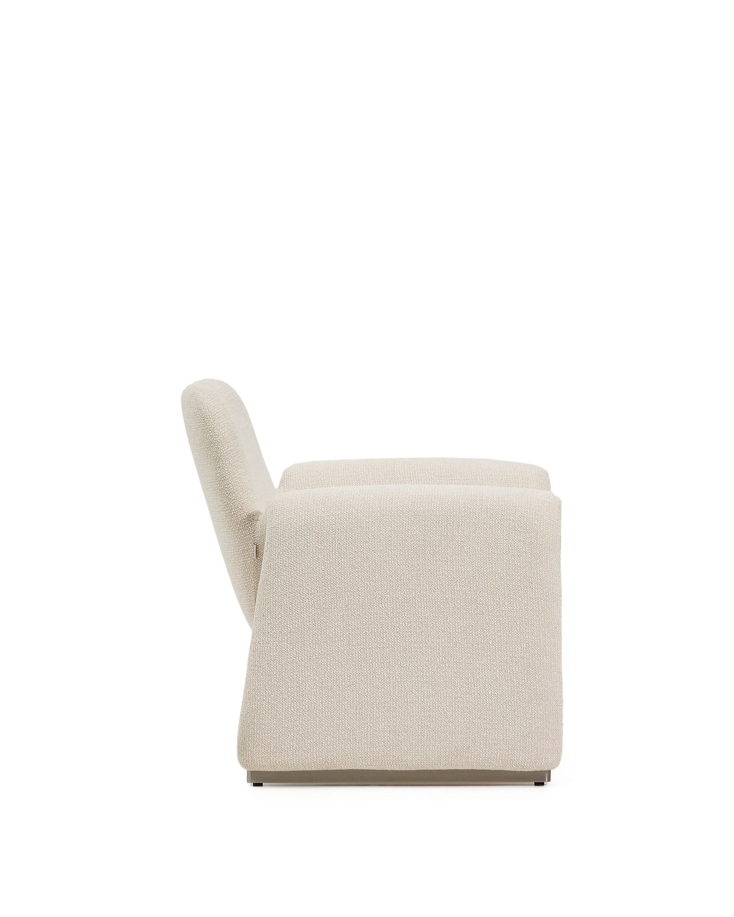 Sessel Melvia mit beiger Chenille - Image 7