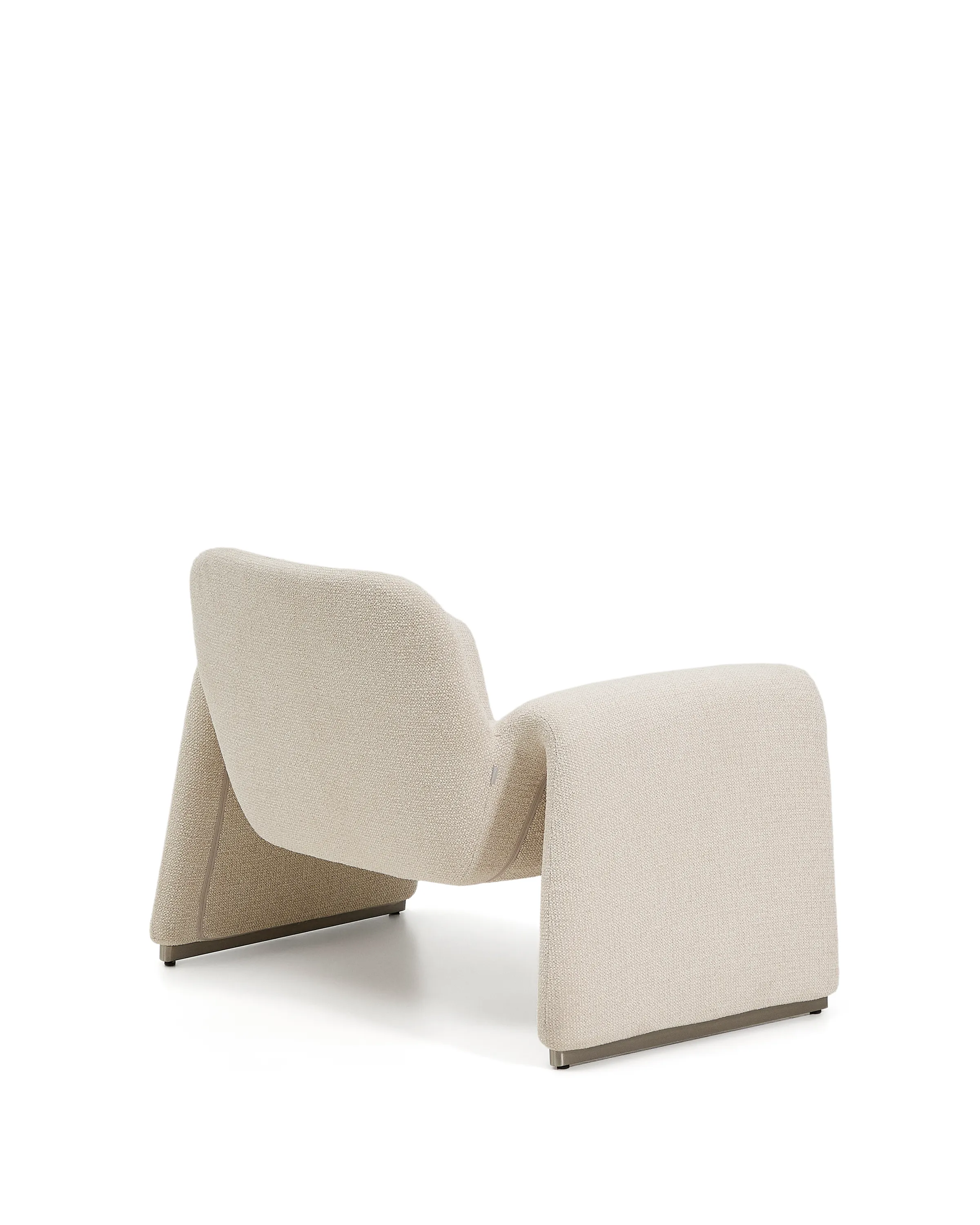 Sessel Melvia mit beiger Chenille - Image 8