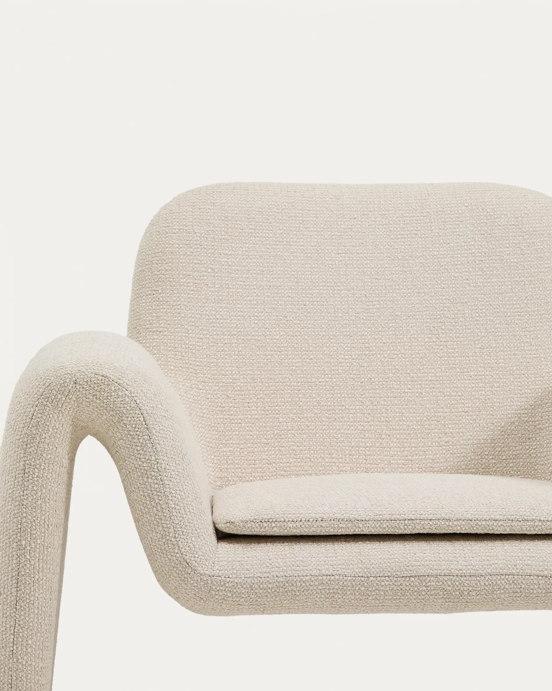 Sessel Melvia mit beiger Chenille - Image 9